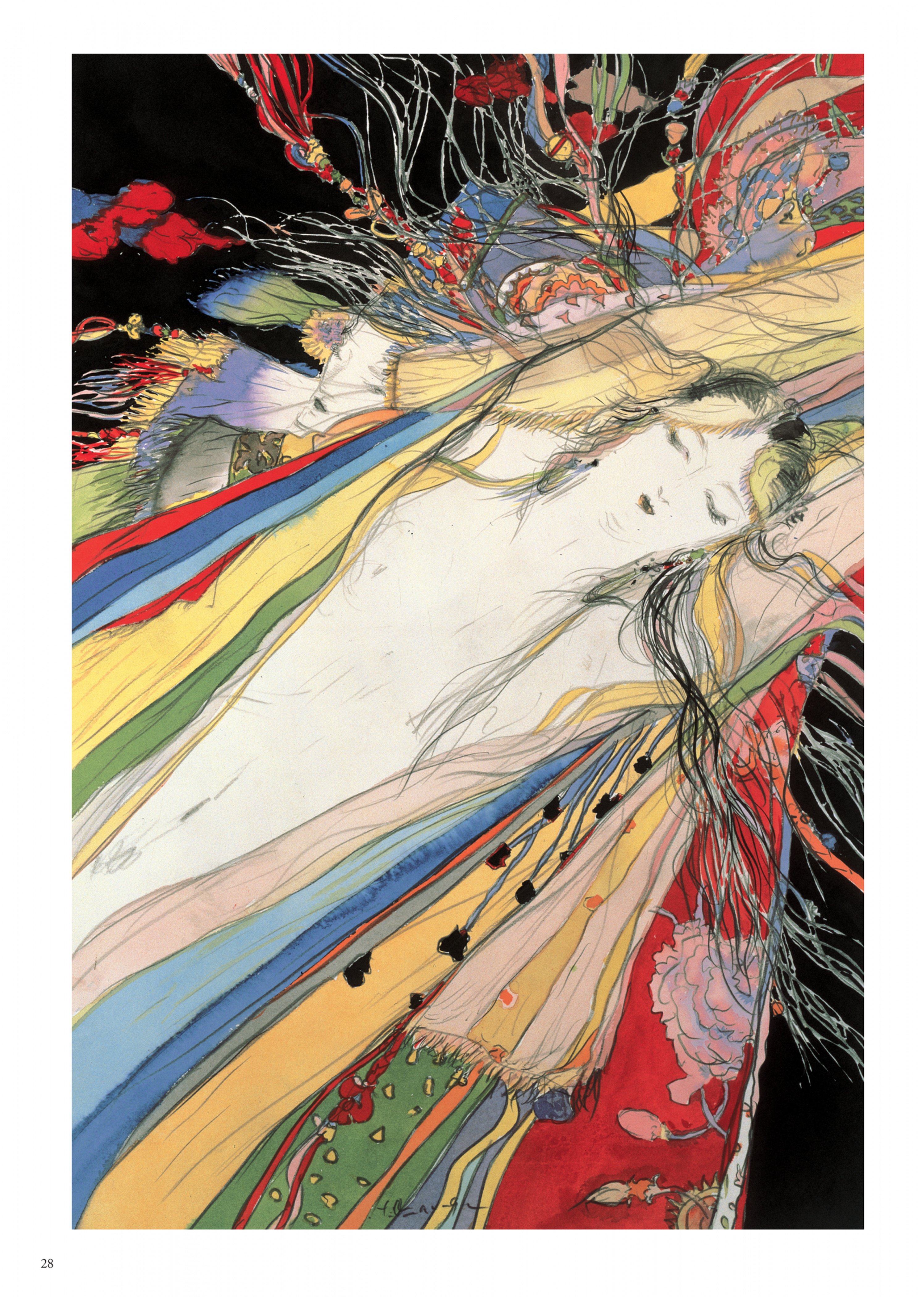 Read online Elegant Spirits: Amano's Tale of Genji and Fairies comic -  Issue # TPB - 20