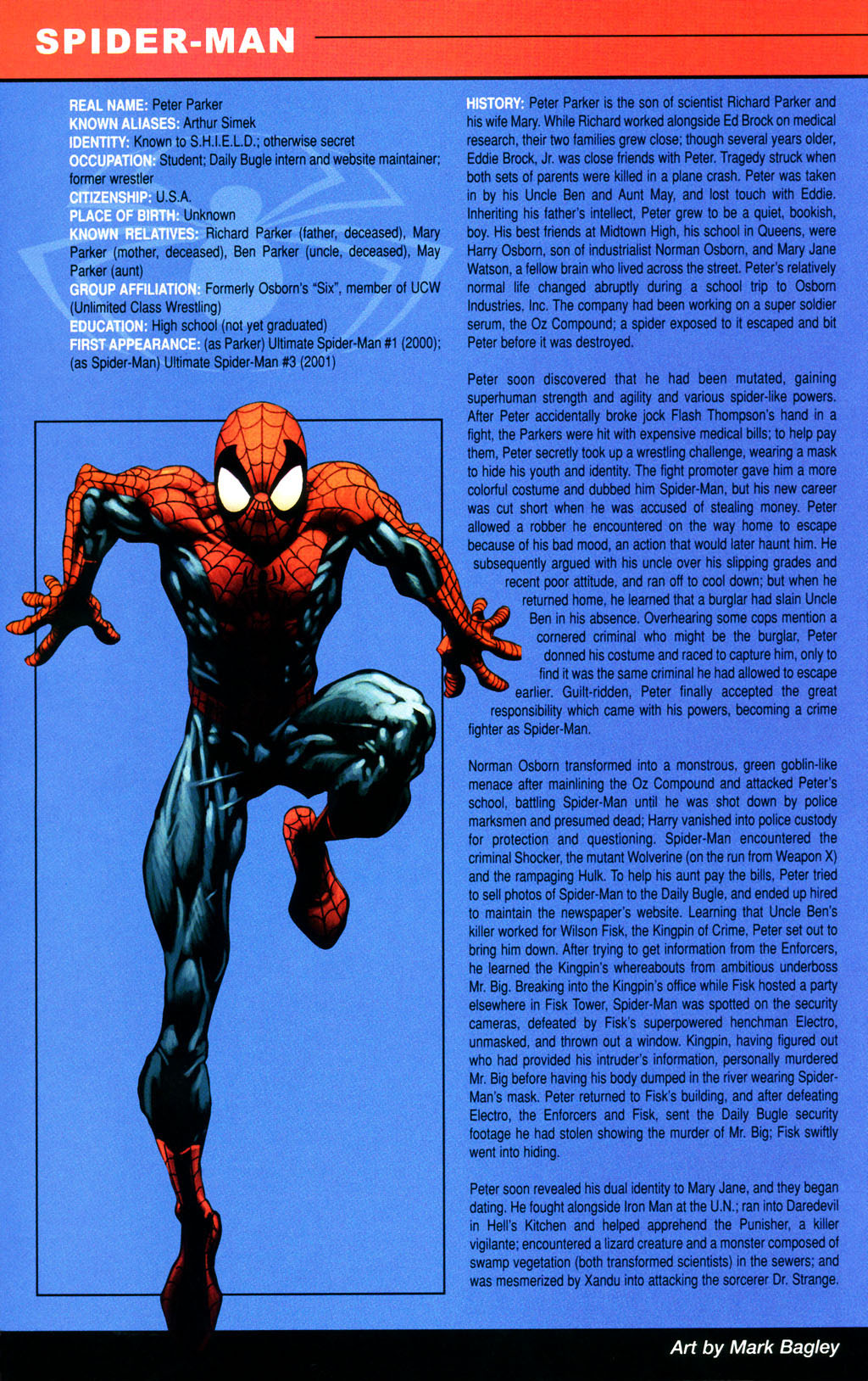 Read online Official Handbook of the Ultimate Marvel Universe 2005: The Fantastic Four & Spider-Man comic -  Issue # Full - 36