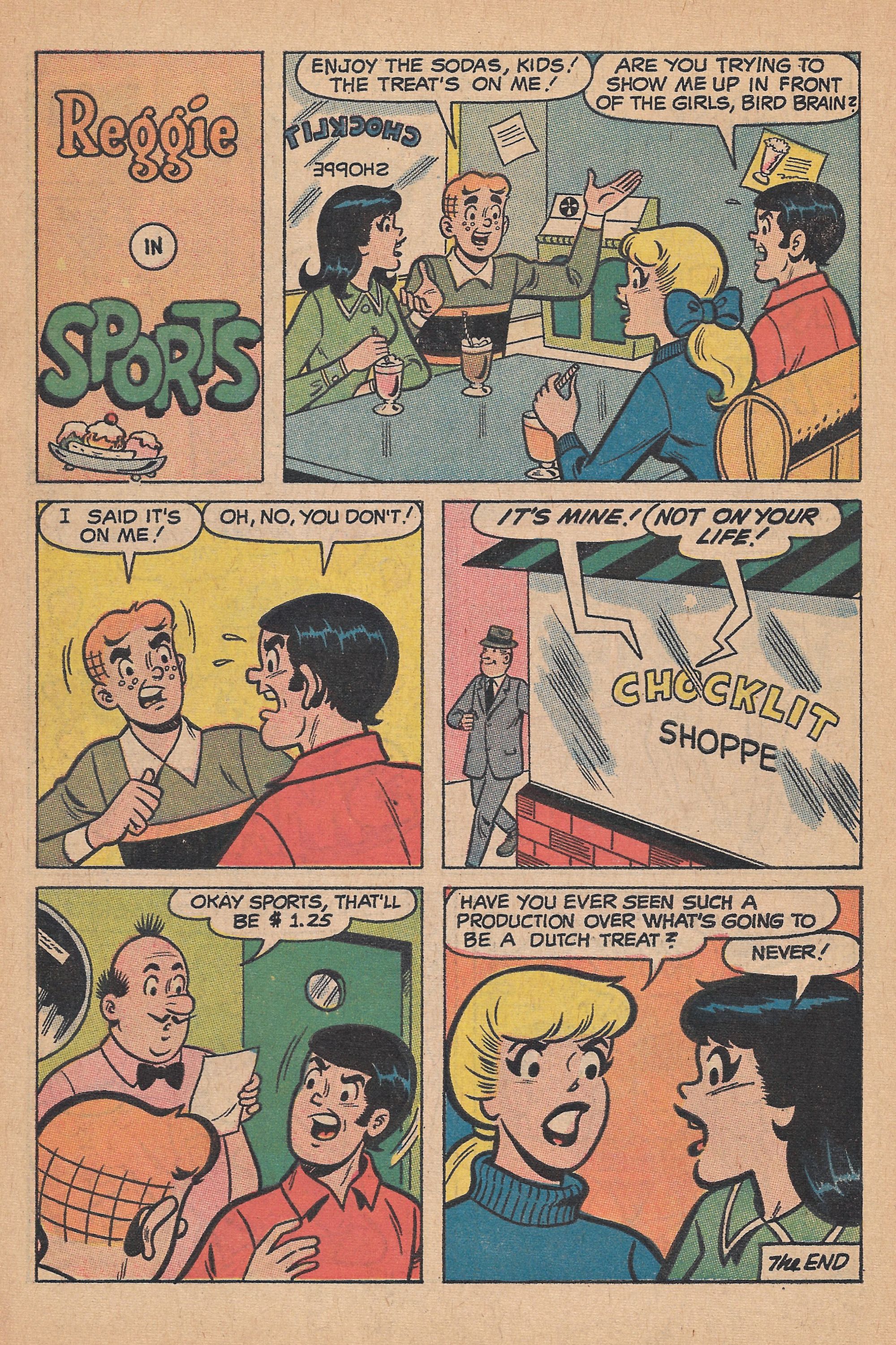 Read online Reggie's Wise Guy Jokes comic -  Issue #6 - 61