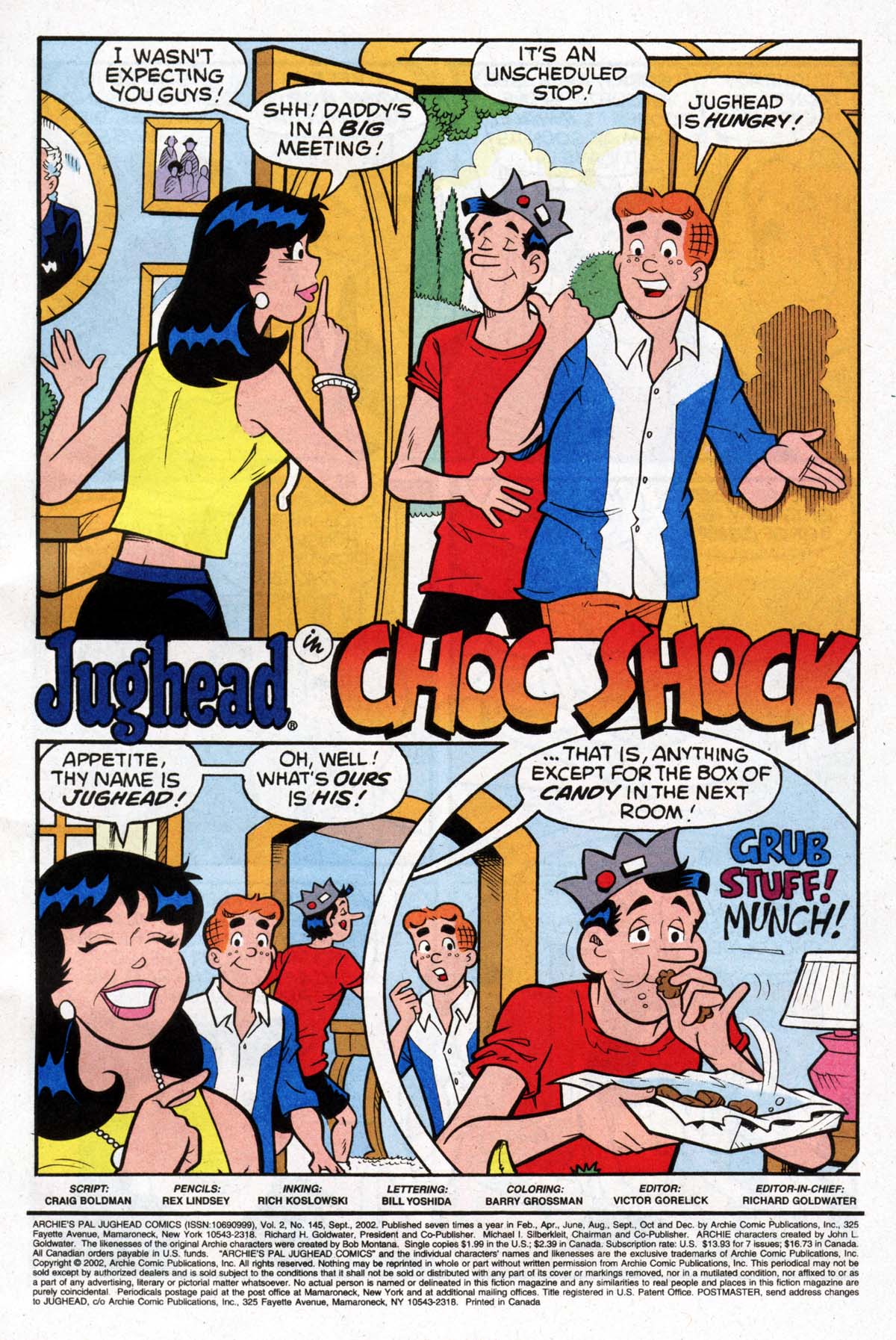 Read online Archie's Pal Jughead Comics comic -  Issue #145 - 2