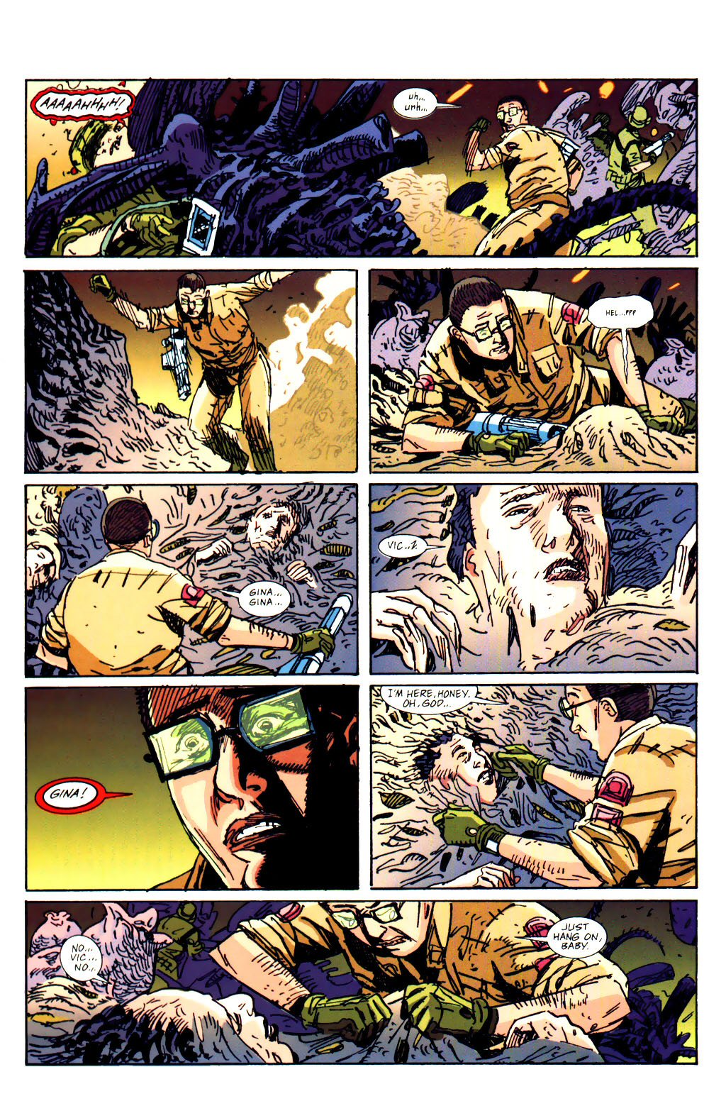 Read online Aliens: Survival comic -  Issue #3 - 14