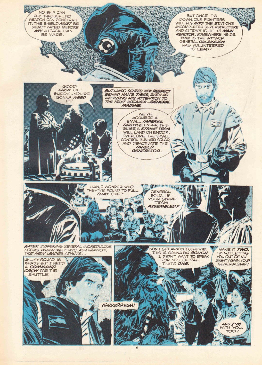 Read online Return of the Jedi comic -  Issue #5 - 5