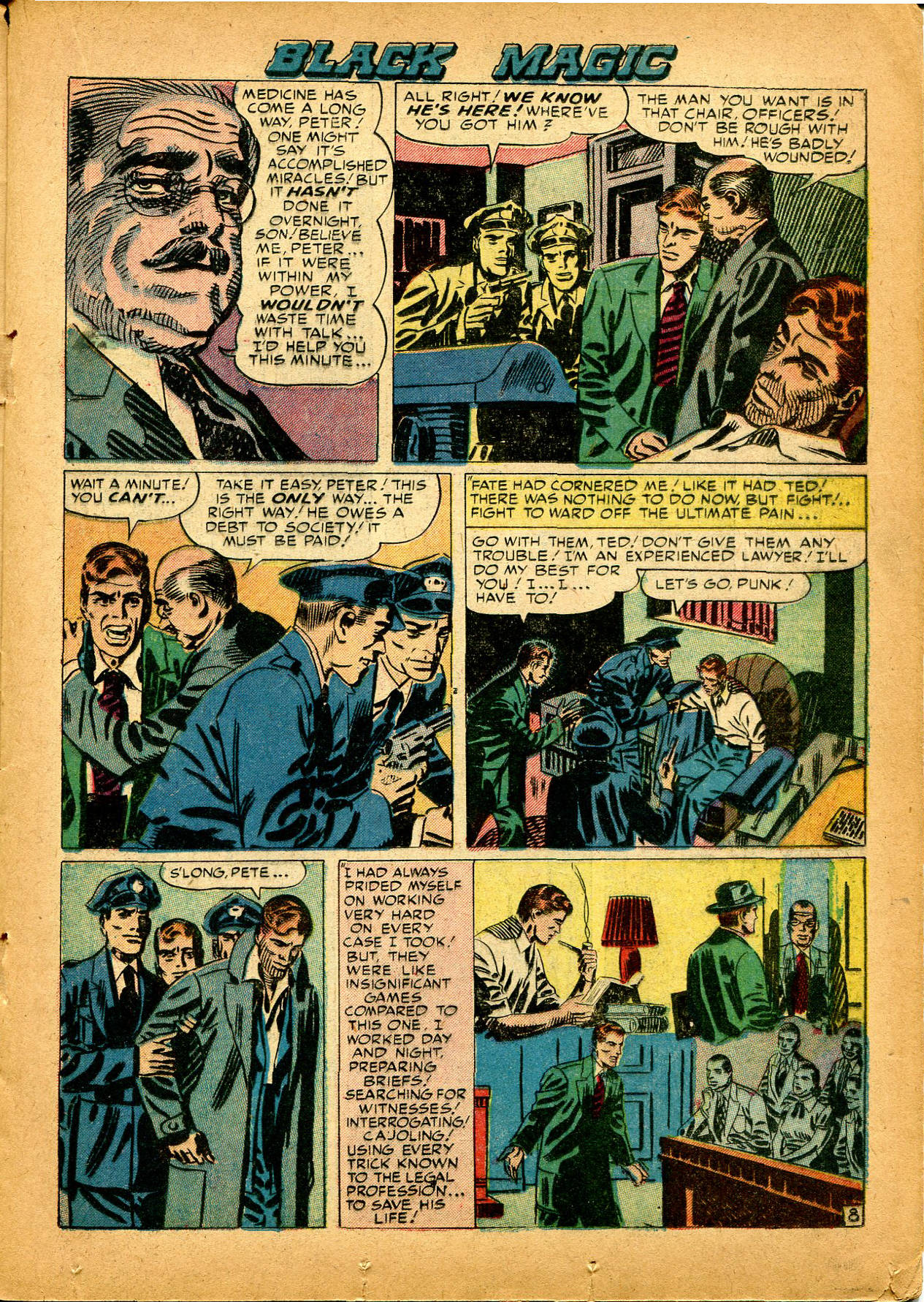 Read online Black Magic (1950) comic -  Issue #8 - 19