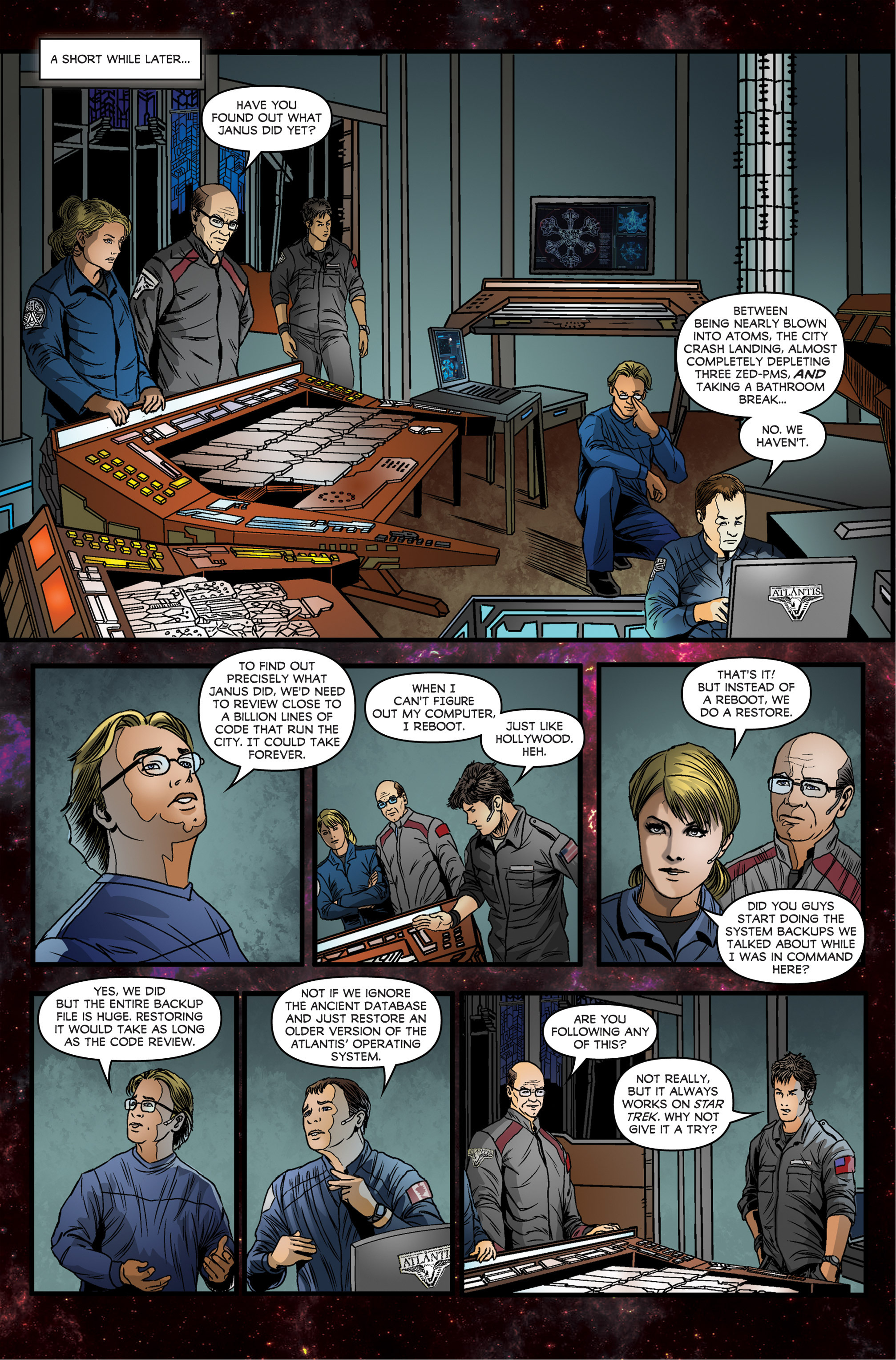 Read online Stargate Atlantis: Gateways comic -  Issue #1 - 12
