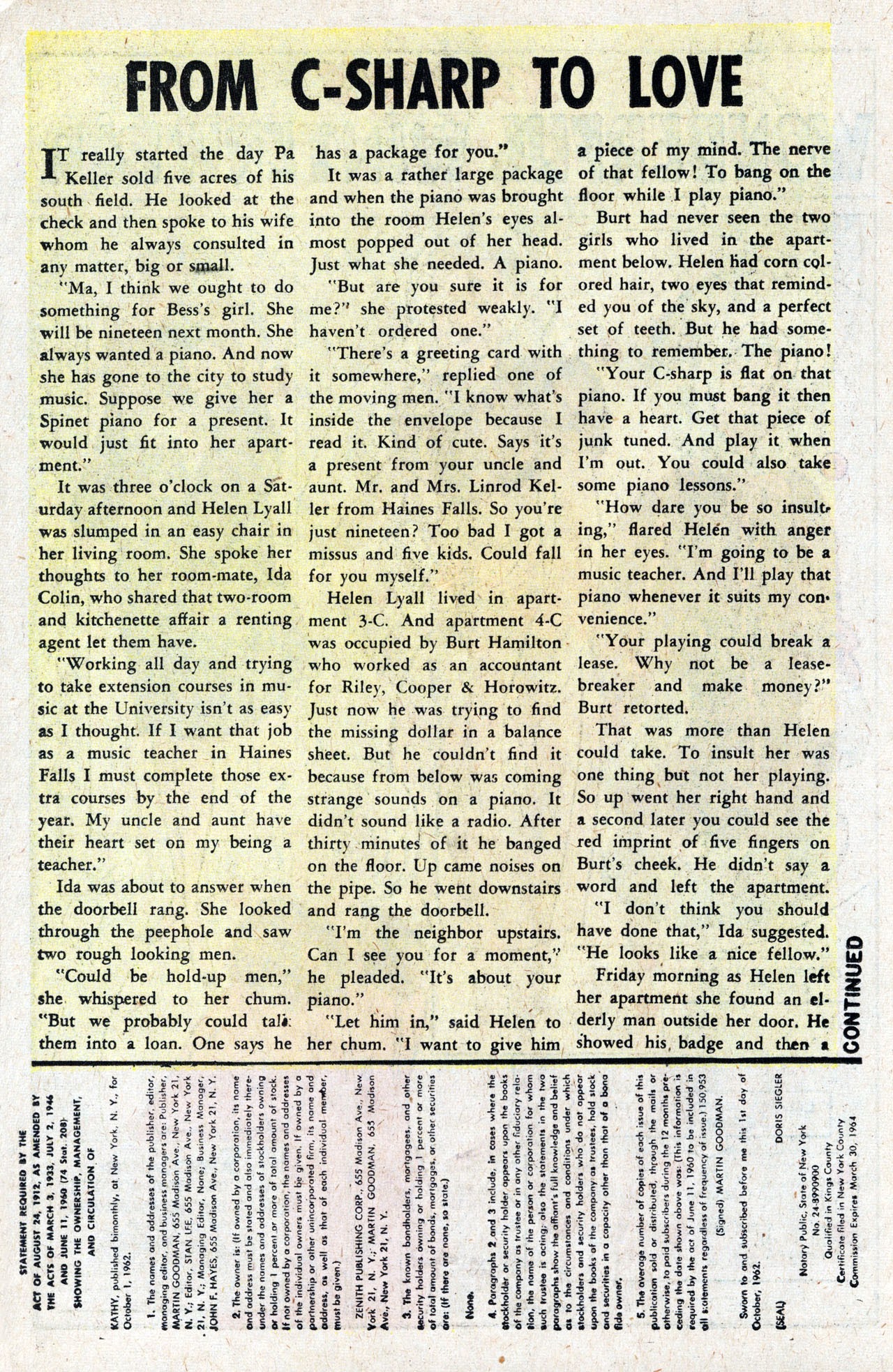 Read online Kathy (1959) comic -  Issue #22 - 22