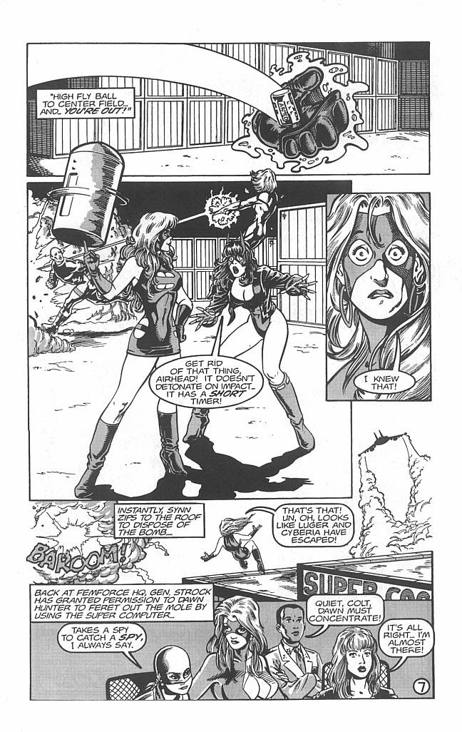 Read online FemForce Special: Rayda The Cyberian Connection comic -  Issue #3 - 9