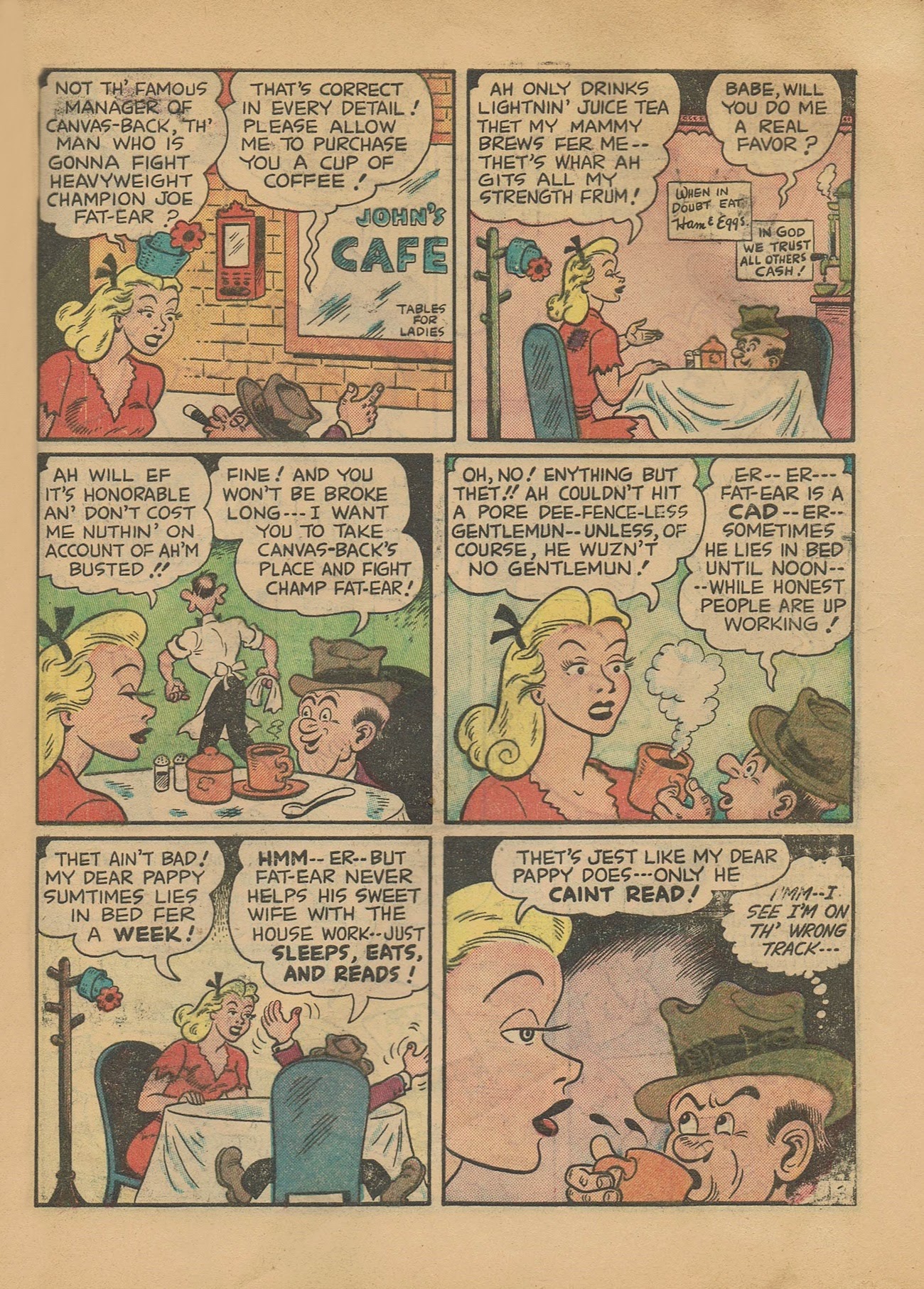 Read online Babe (1948) comic -  Issue #2 - 43