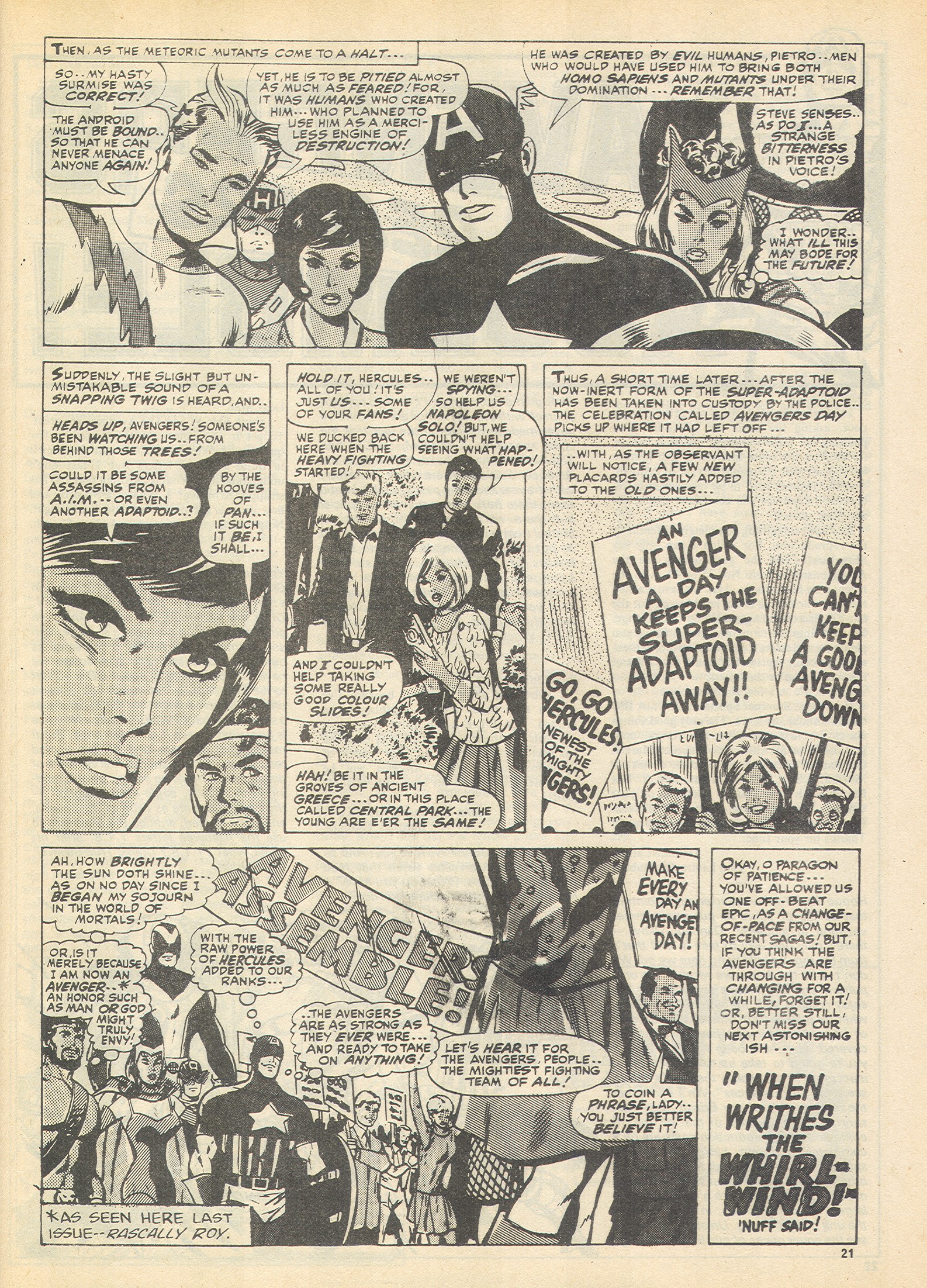 Read online The Avengers (1973) comic -  Issue #57 - 21