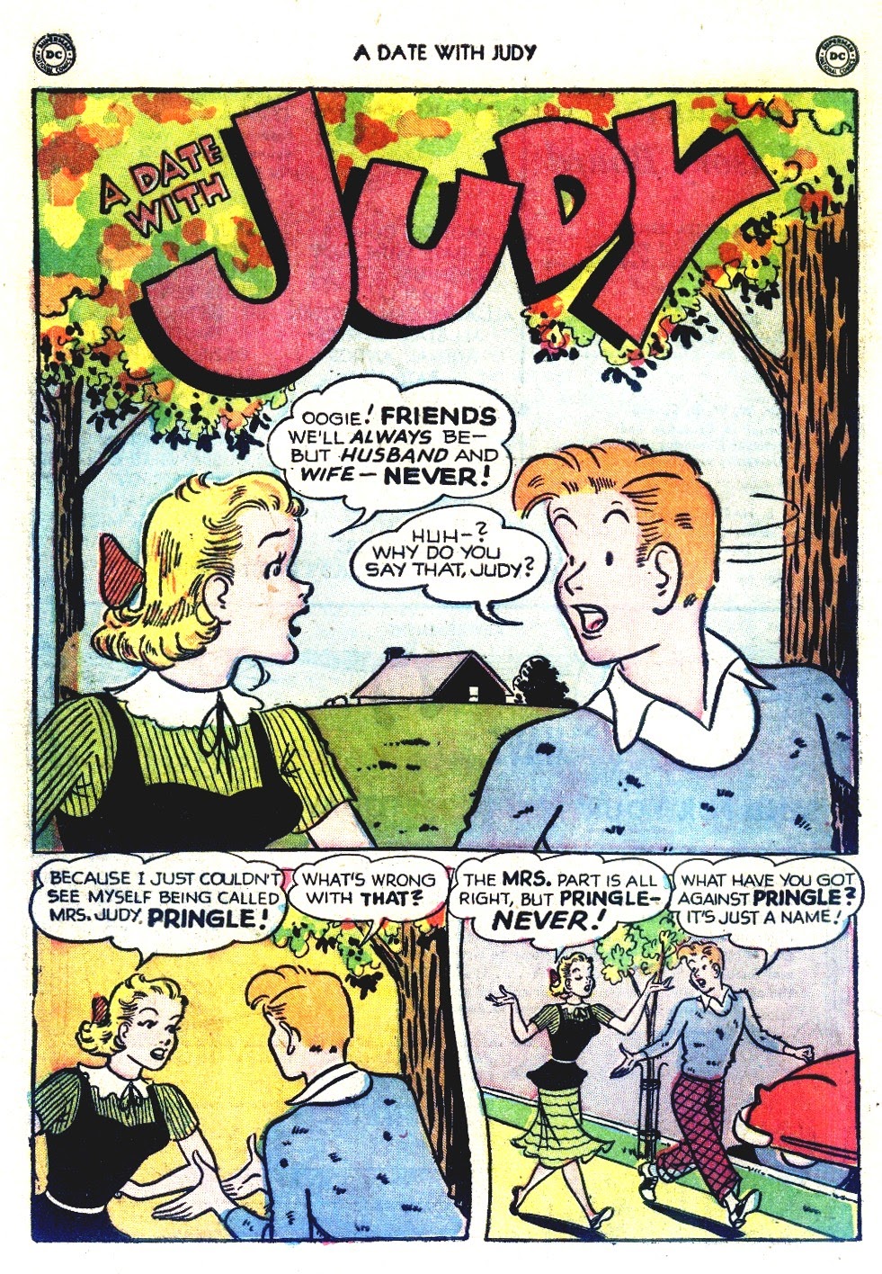 Read online A Date with Judy comic -  Issue #14 - 42