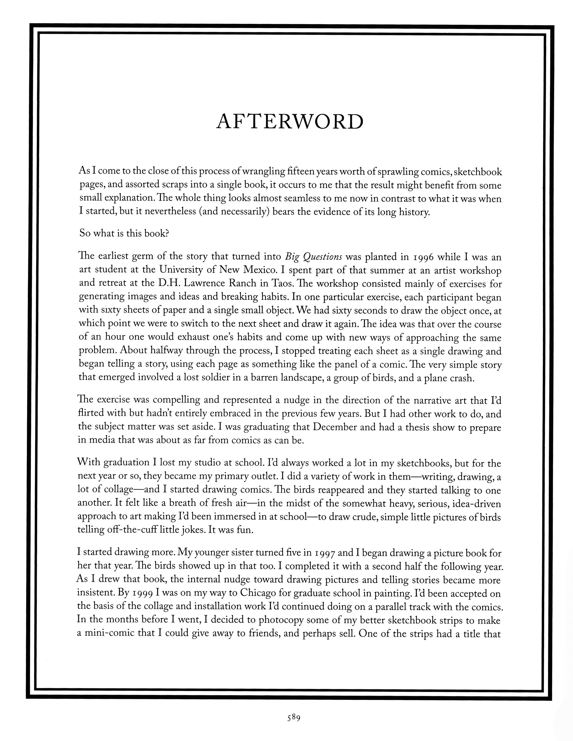 Read online Big Questions comic -  Issue # TPB (Part 6) - 98