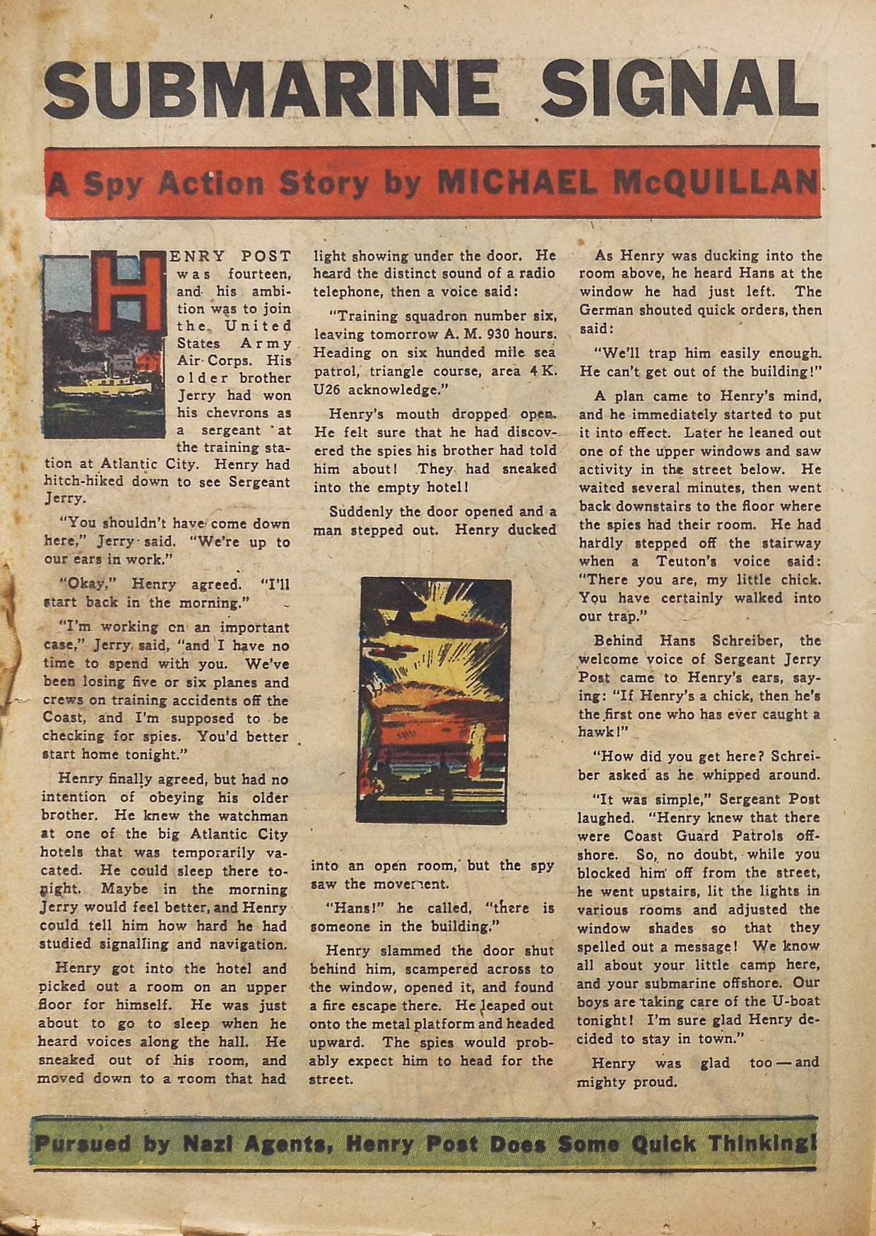Read online Exciting Comics comic -  Issue #26 - 34