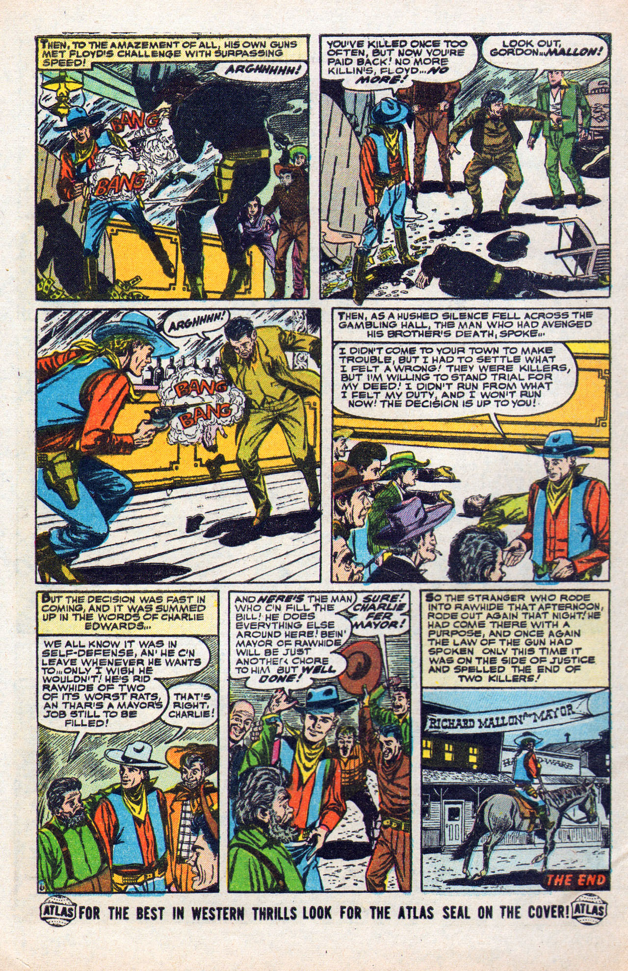 Read online Western Outlaws (1954) comic -  Issue #2 - 32