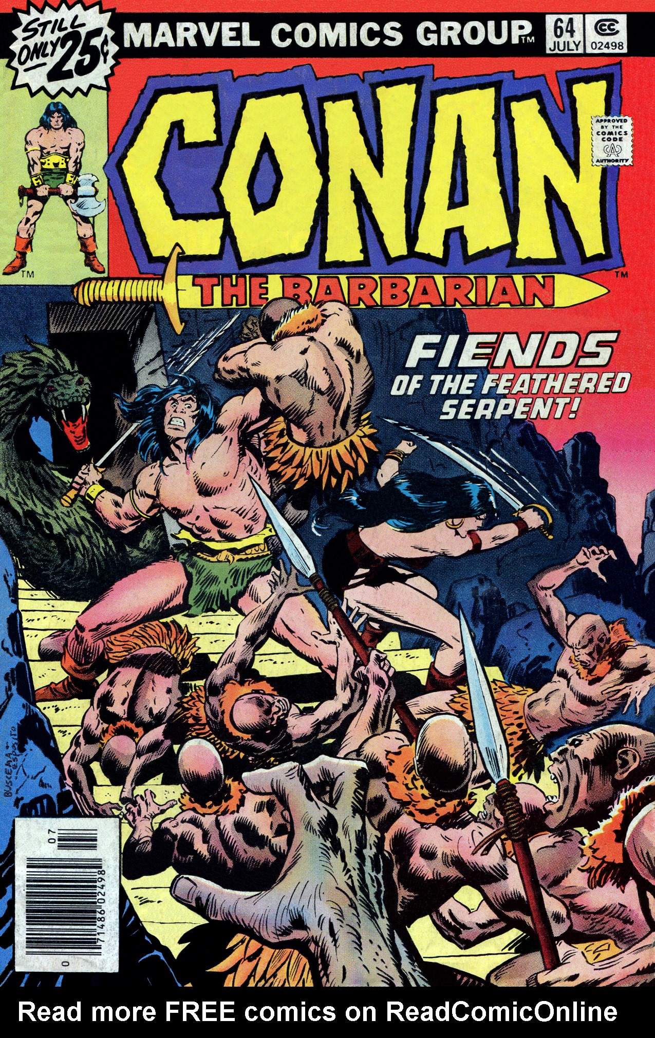 Read online Conan the Barbarian (1970) comic -  Issue #64 - 1