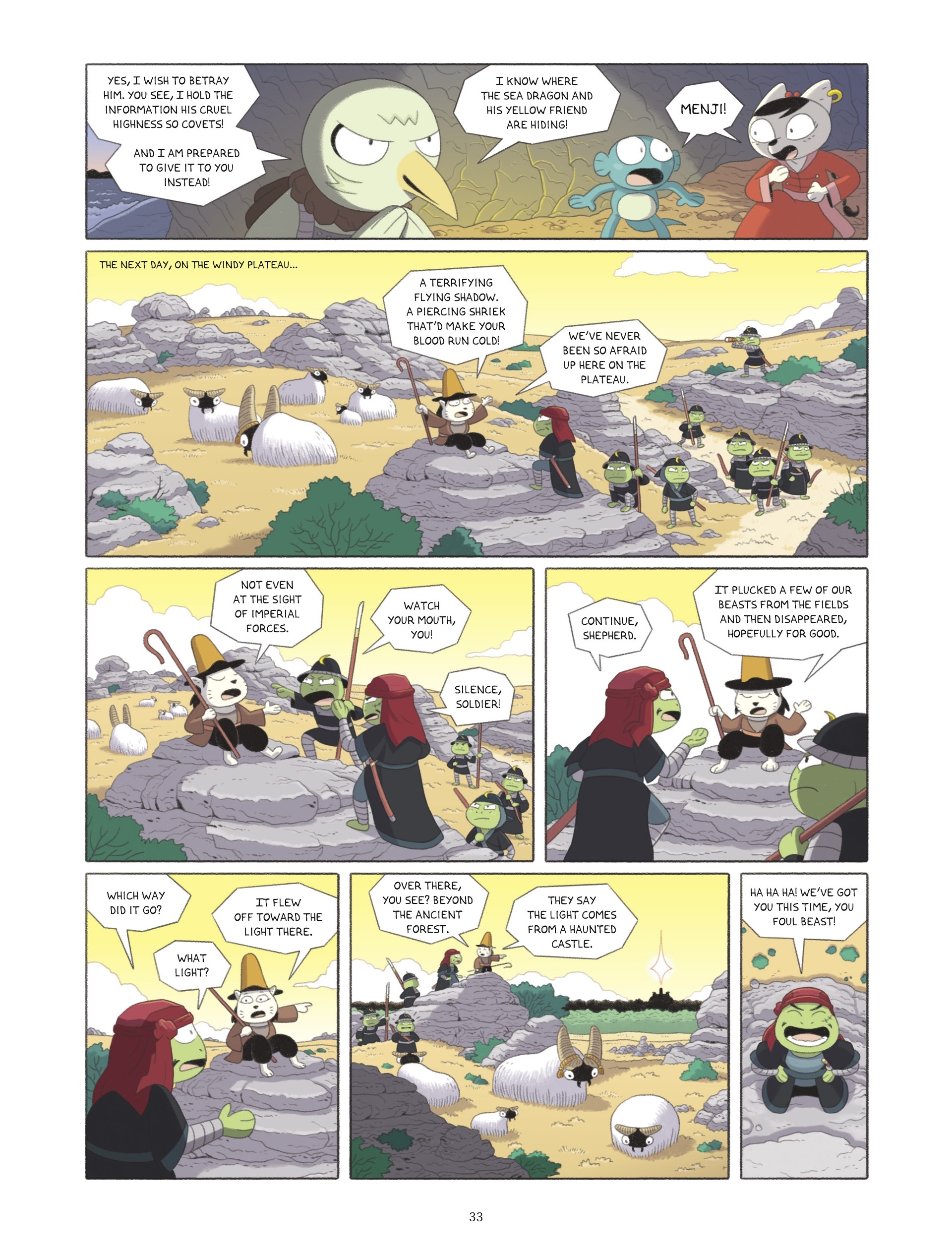 Read online Menji and the Ruins of Mount Mystery comic -  Issue # Full - 33