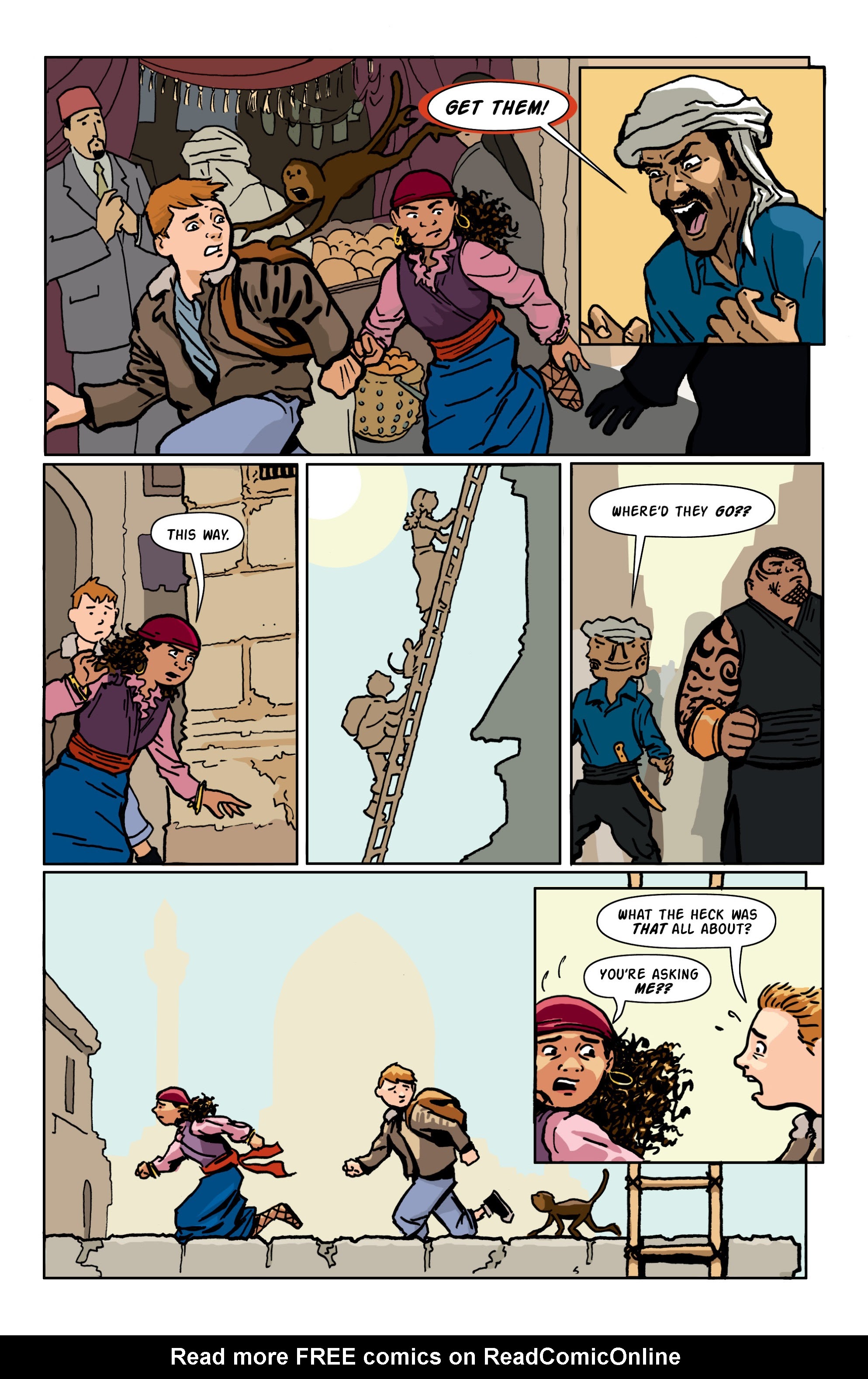 Read online Rocket Robinson and the Pharaoh's Fortune comic -  Issue # TPB (Part 1) - 42