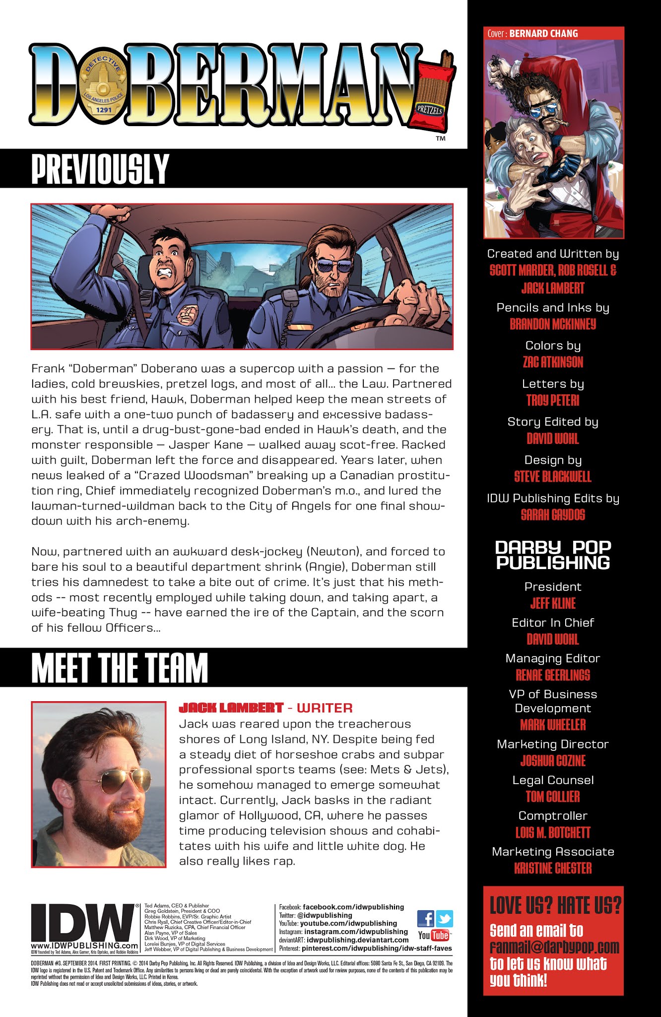 Read online Doberman comic -  Issue #3 - 2