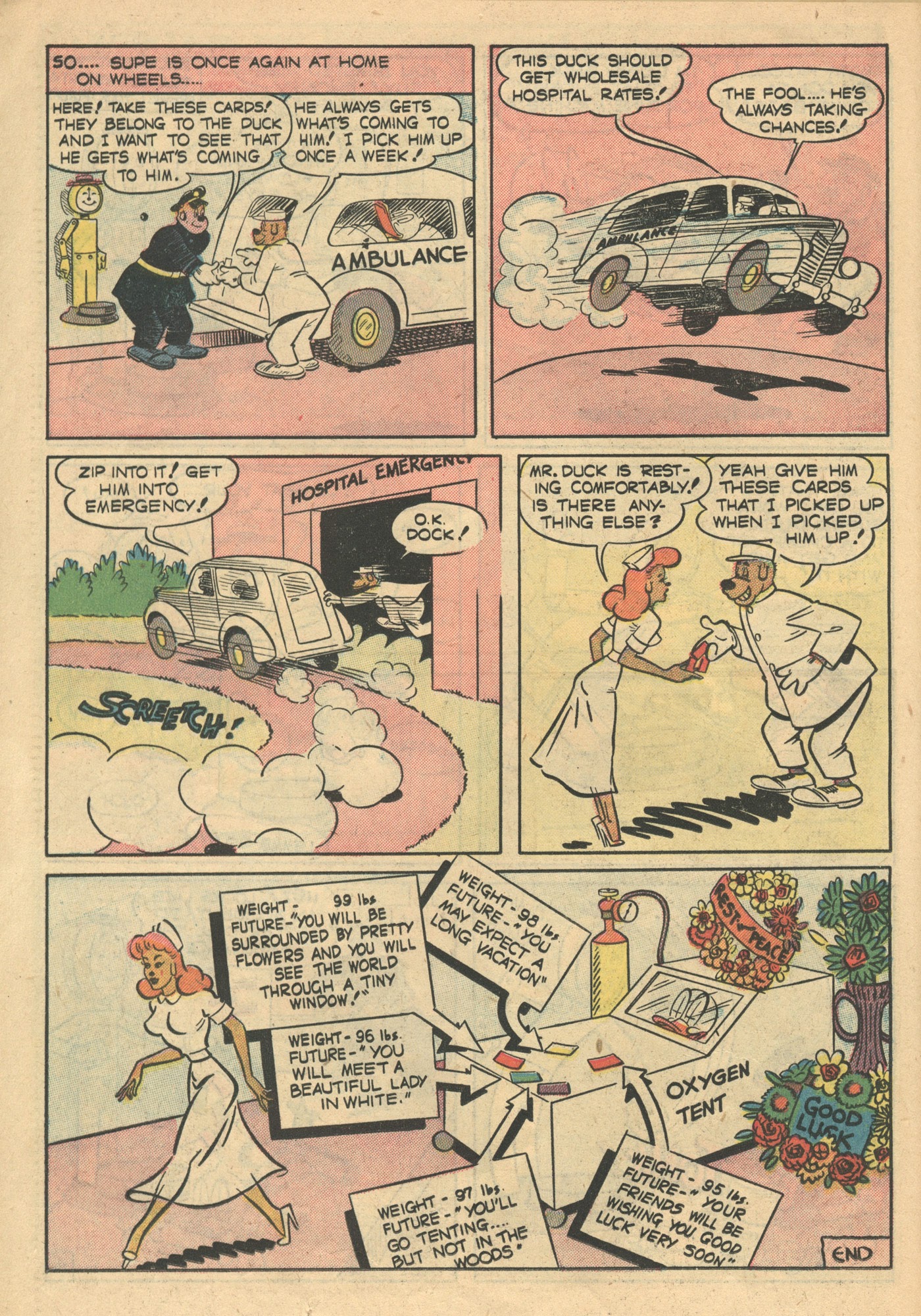Read online Super Duck Comics comic -  Issue #32 - 38