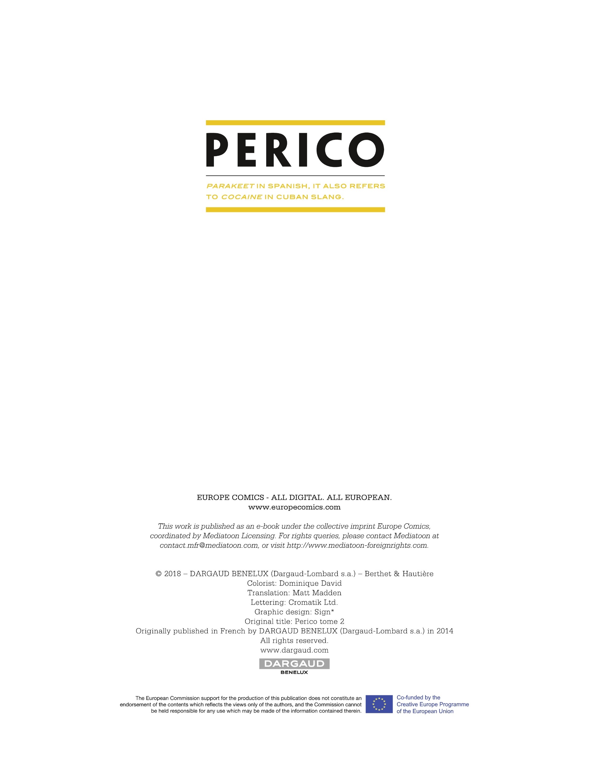 Read online Perico comic -  Issue #2 - 4