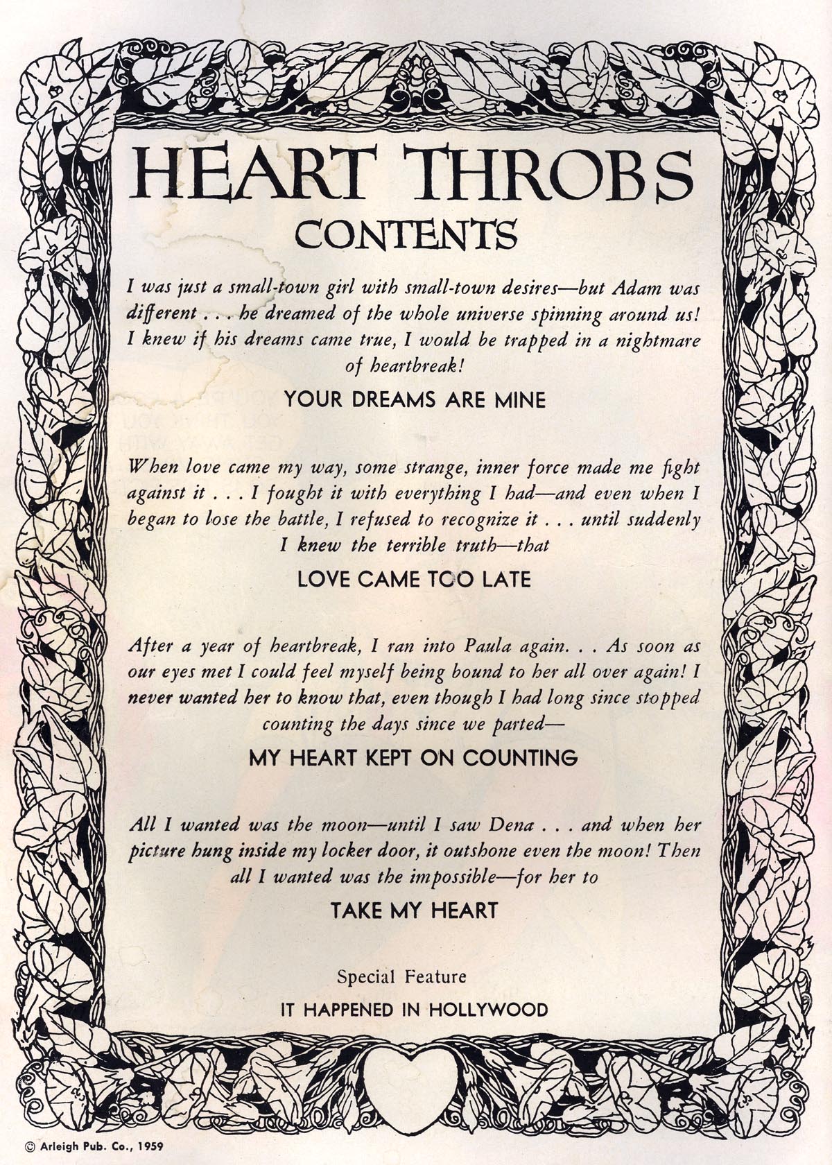 Read online Heart Throbs comic -  Issue #64 - 2