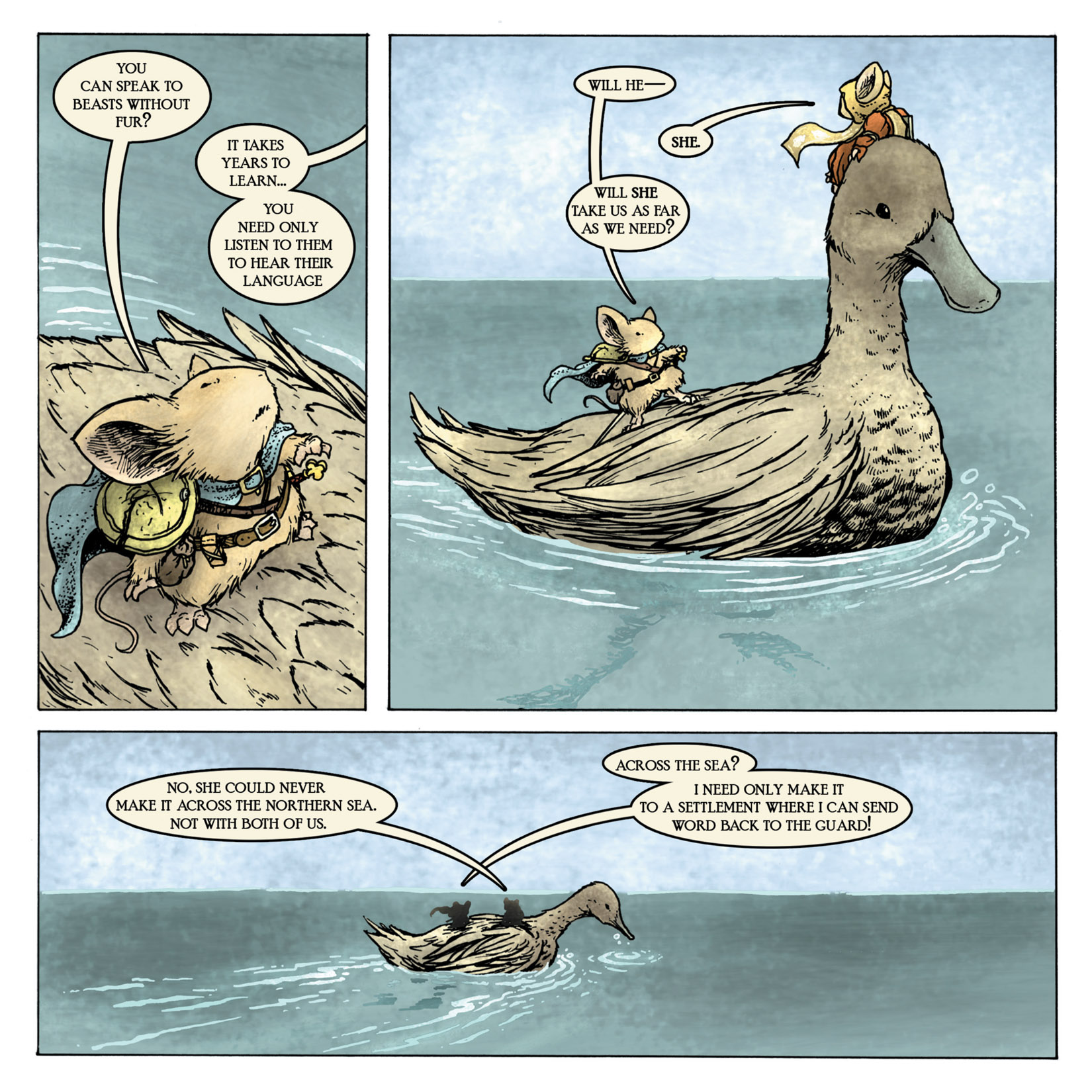 Read online Mouse Guard: The Black Axe comic -  Issue #1 - 23