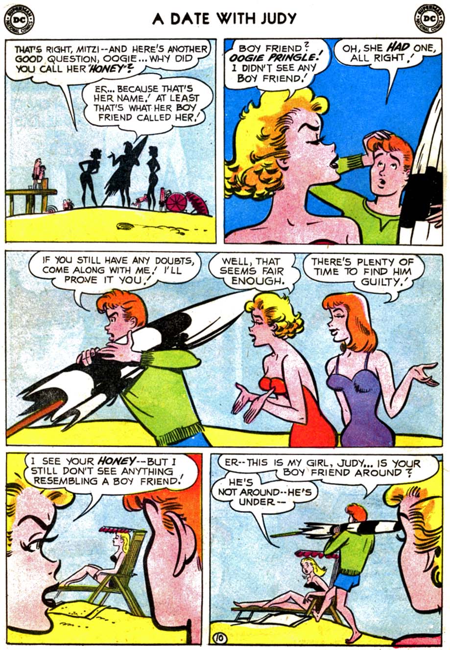 Read online A Date with Judy comic -  Issue #76 - 12