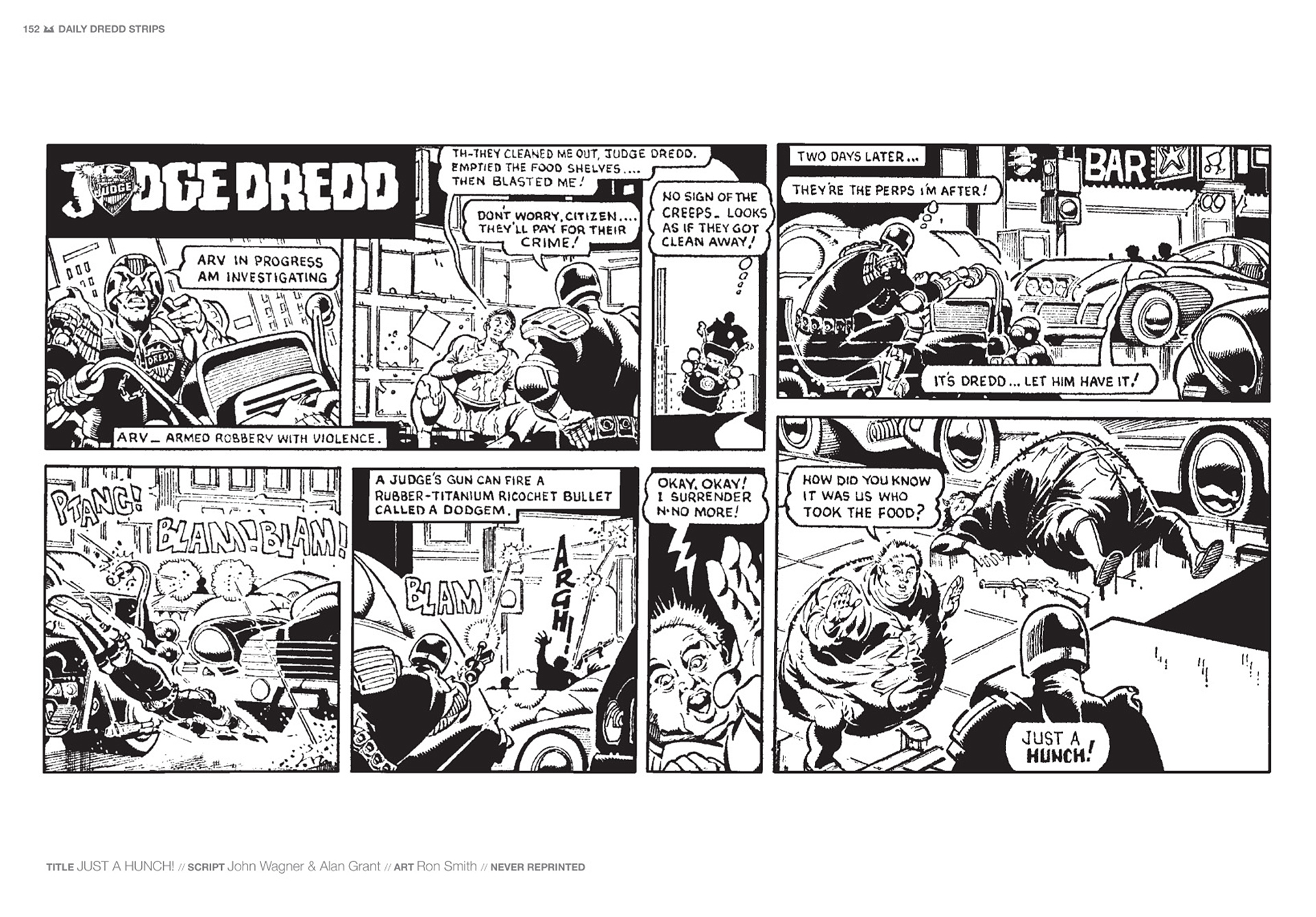 Read online Judge Dredd: The Daily Dredds comic -  Issue # TPB 1 - 155