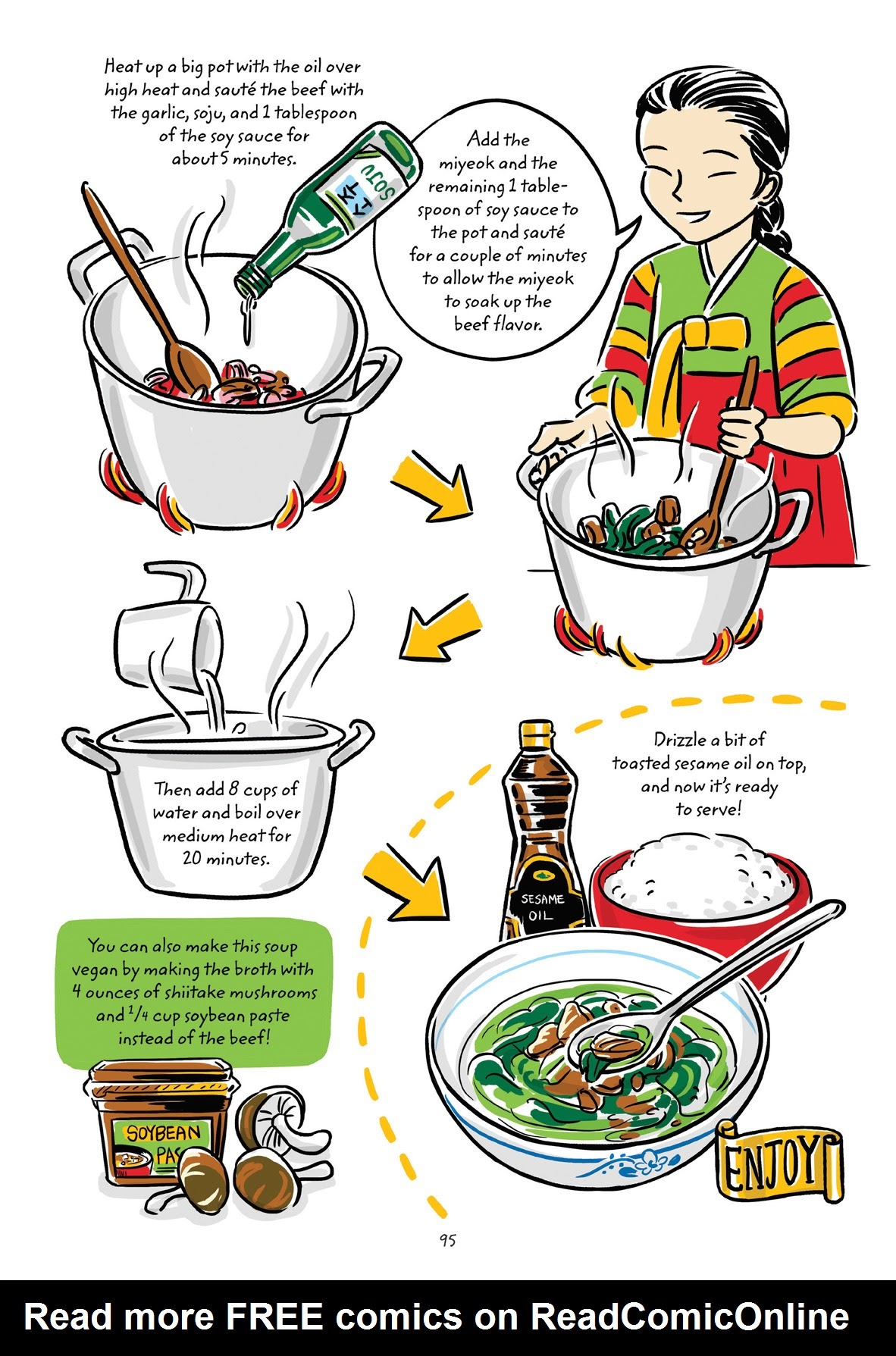Read online Cook Korean! A Comic Book With Recipes comic -  Issue # TPB (Part 1) - 94