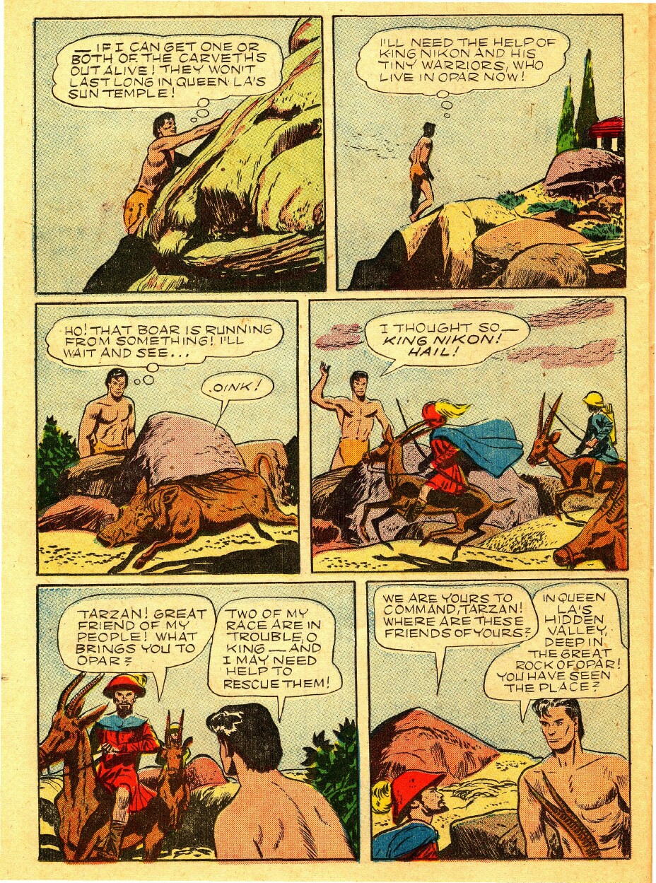 Read online Tarzan (1948) comic -  Issue #38 - 34
