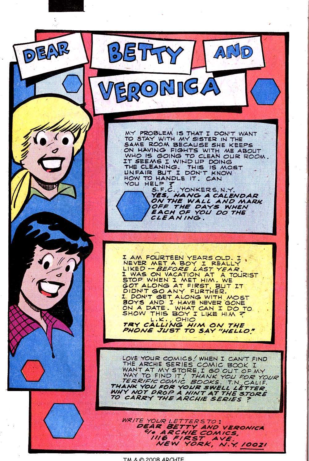 Read online Archie's Girls Betty and Veronica comic -  Issue #288 - 26