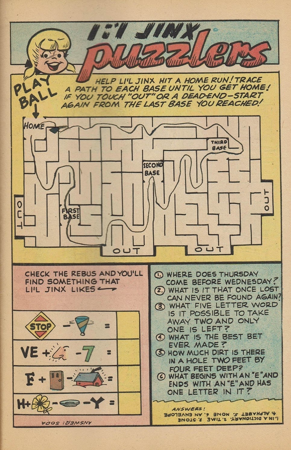 Read online Reggie's Wise Guy Jokes comic -  Issue #17 - 45