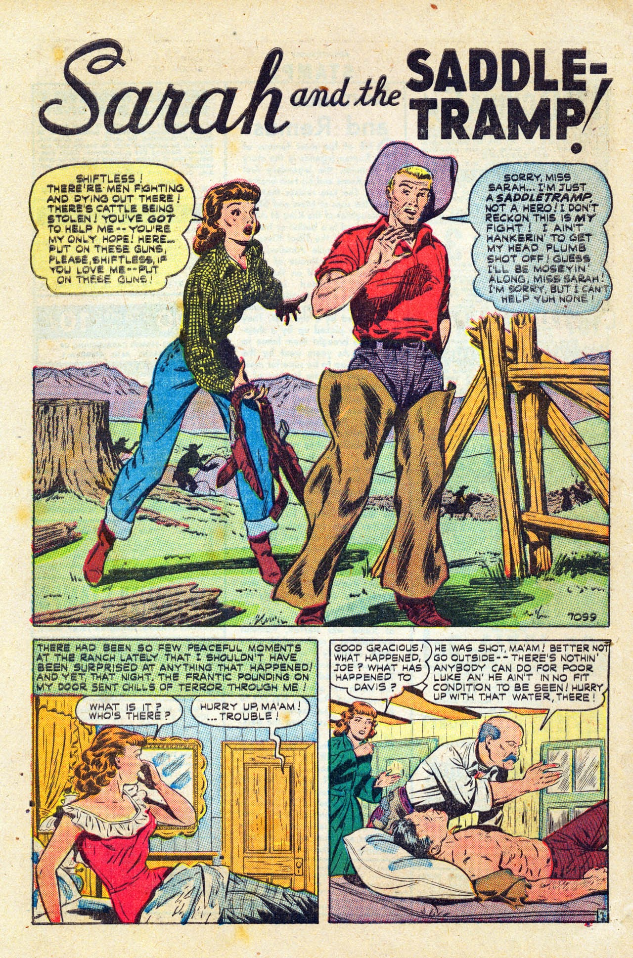 Read online Cowboy Romances comic -  Issue #3 - 40
