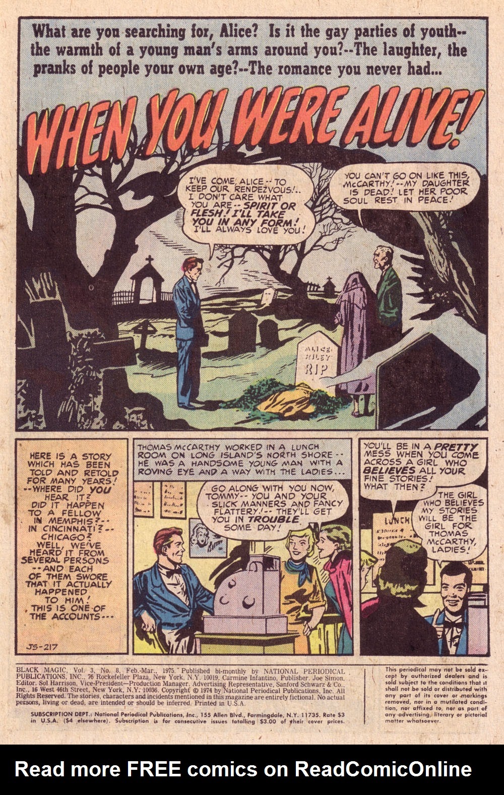 Read online Black Magic (1973) comic -  Issue #8 - 3