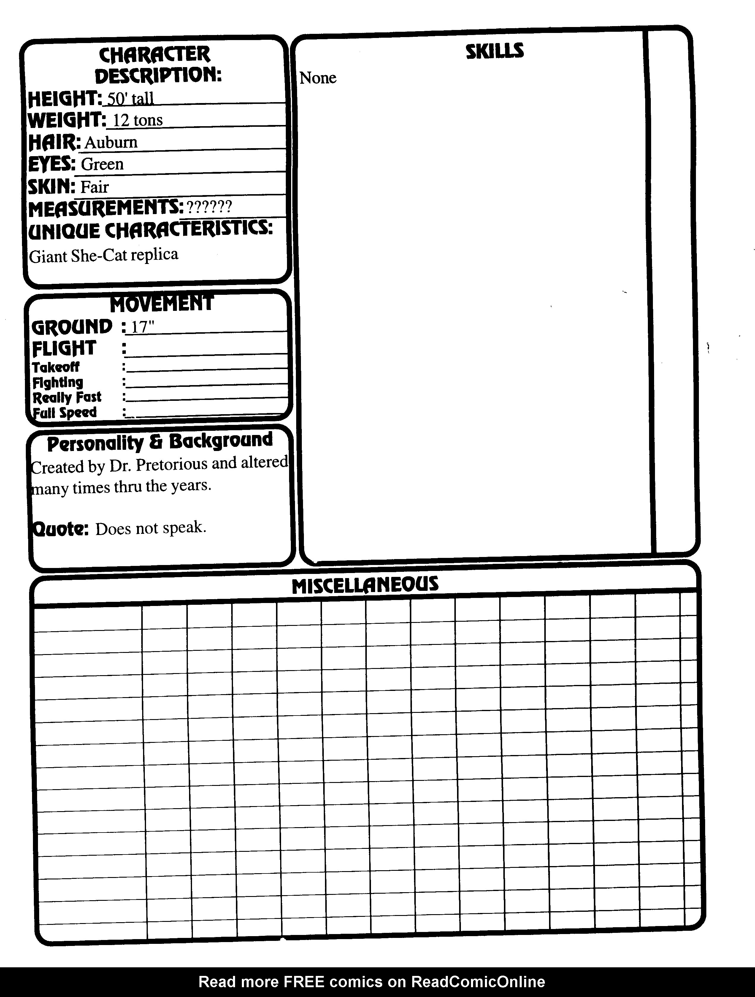 Read online Superbabes: The Femforce Role-Playing Game comic -  Issue # TPB - 132