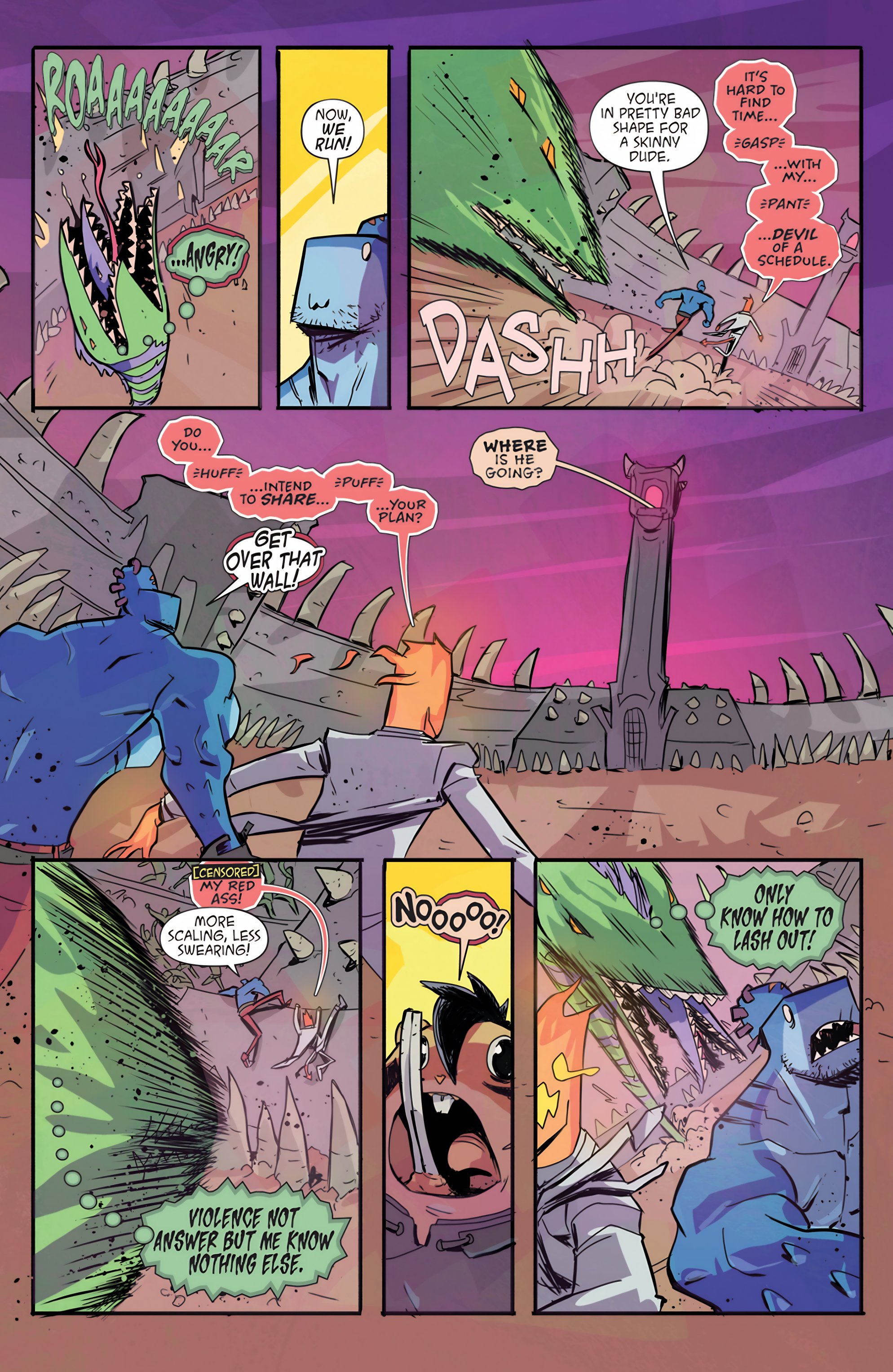 Read online Metalshark Bro: Assault On Hamzig Island comic -  Issue # TPB - 96