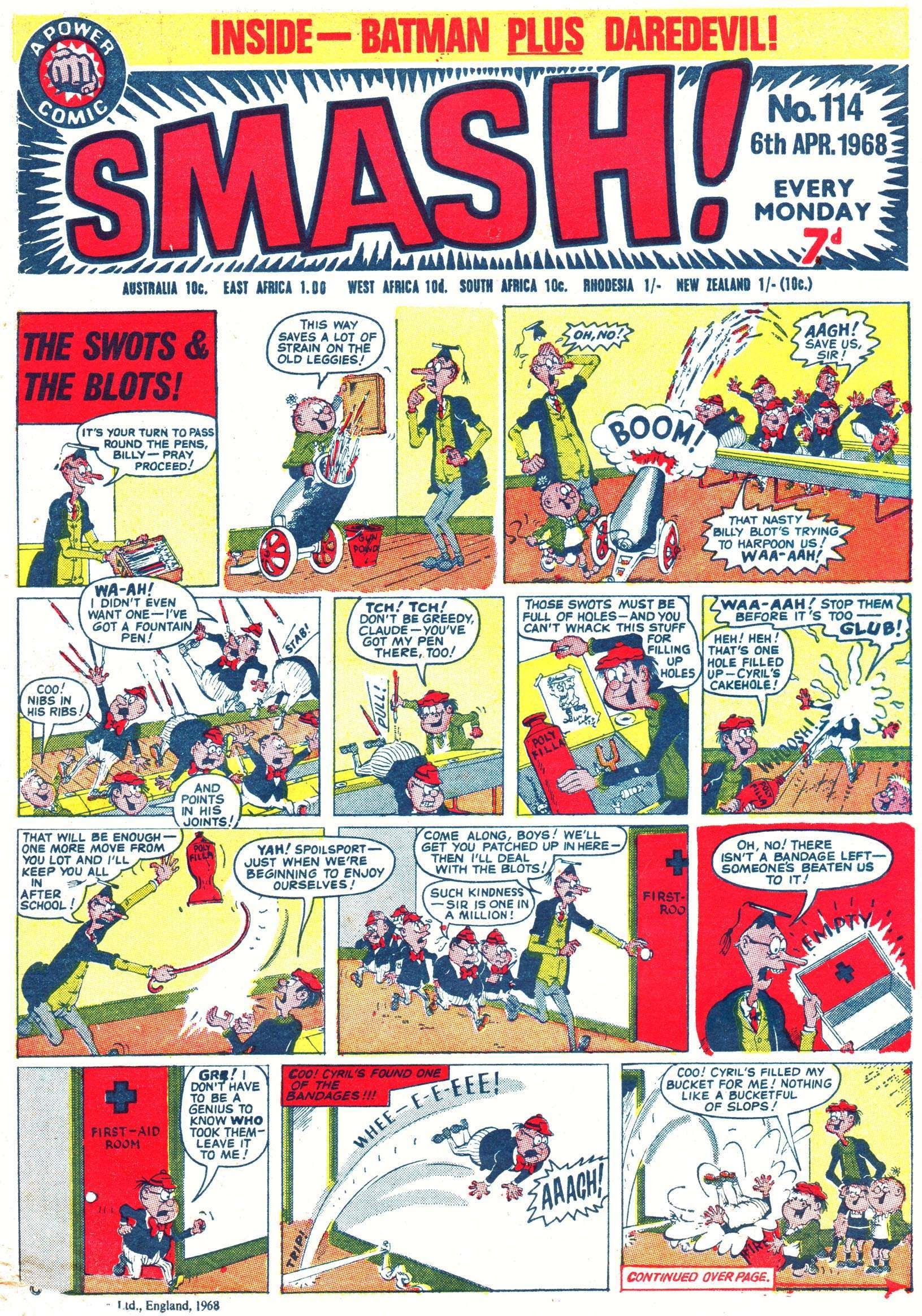 Read online Smash! (1966) comic -  Issue #114 - 1