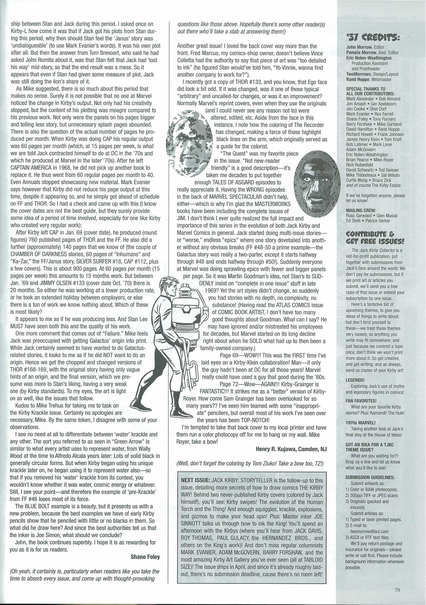 Read online The Jack Kirby Collector comic -  Issue #37 - 82