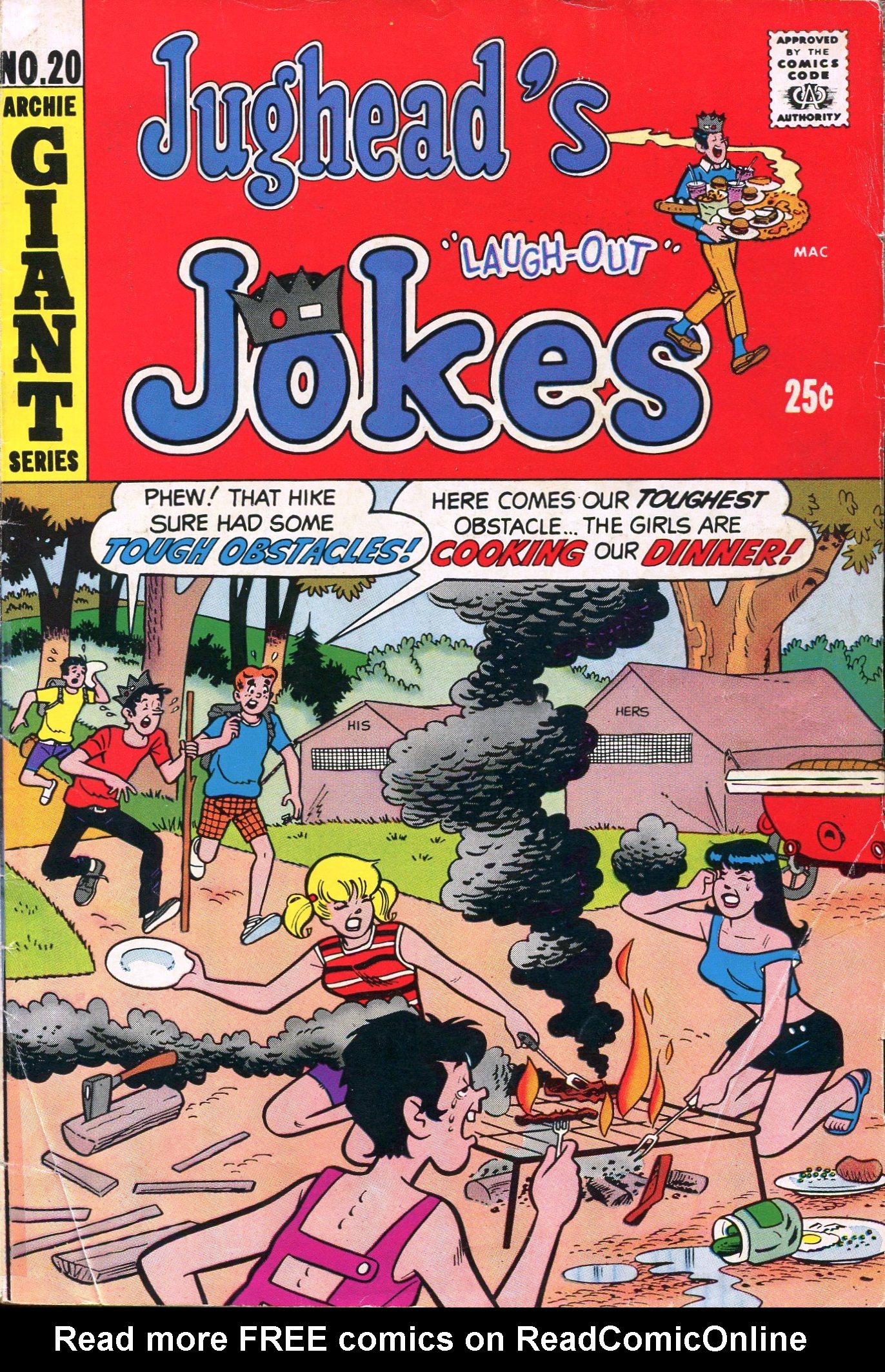 Read online Jughead's Jokes comic -  Issue #20 - 1