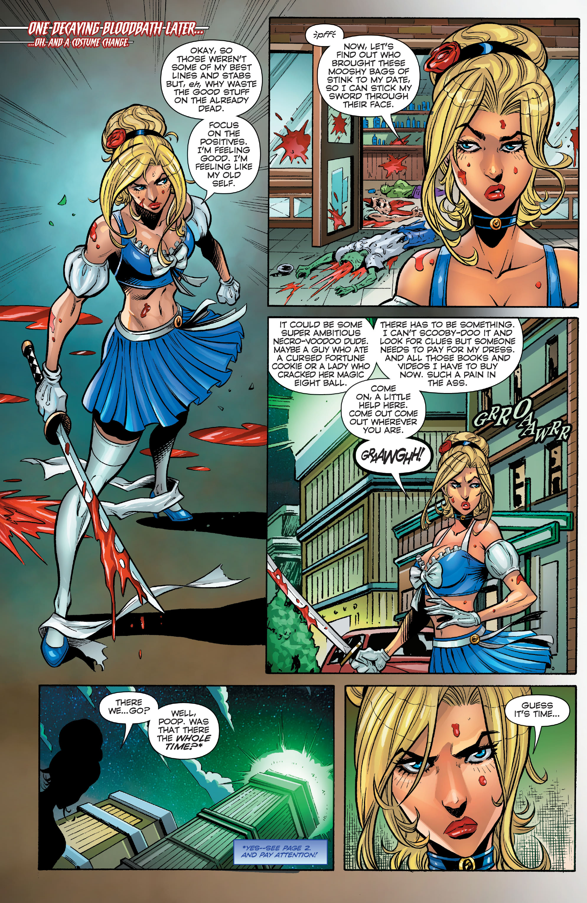 Read online Grimm Spotlight: Cinderella vs Zombies comic -  Issue # Full - 12