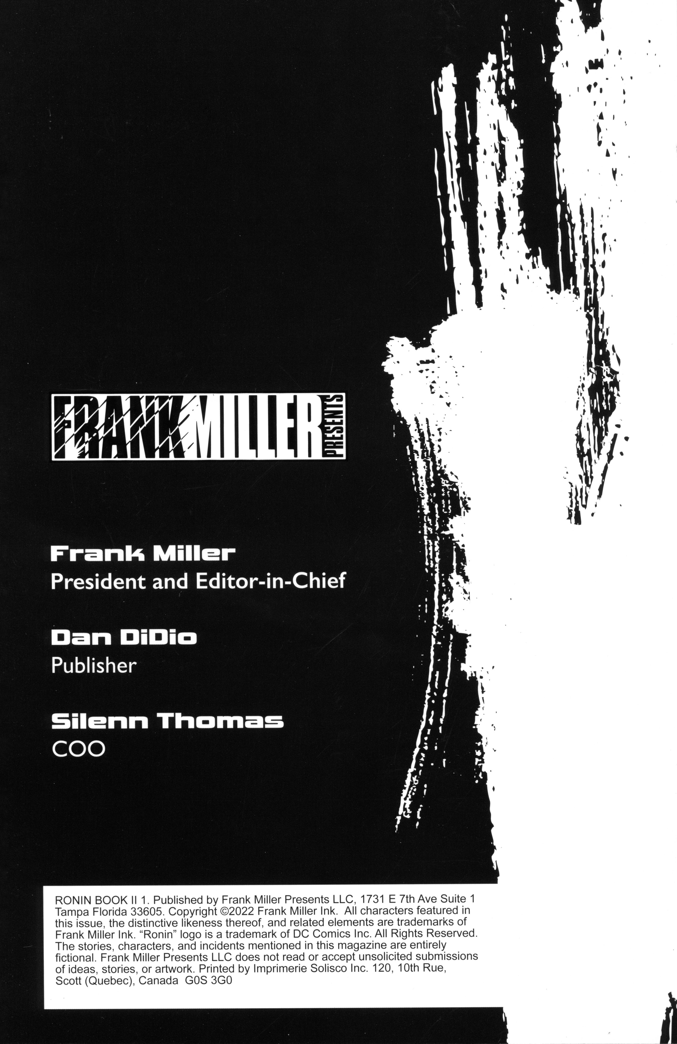 Read online Frank Miller's Ronin: Book II comic -  Issue #1 - 2