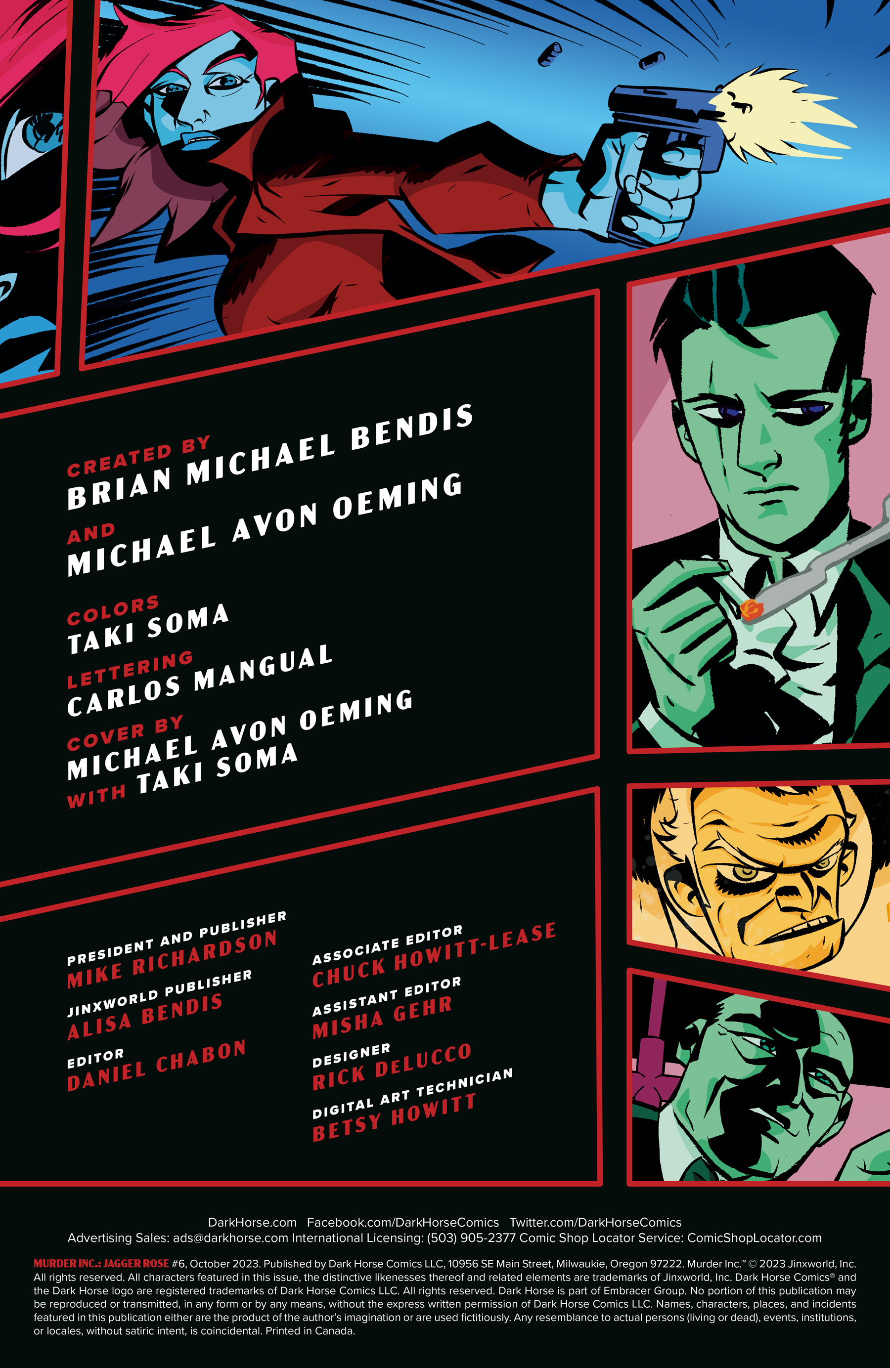 Read online Murder Inc.: Jagger Rose comic -  Issue #6 - 2
