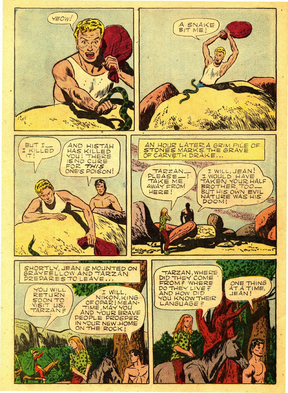 Read online Tarzan (1948) comic -  Issue #38 - 40