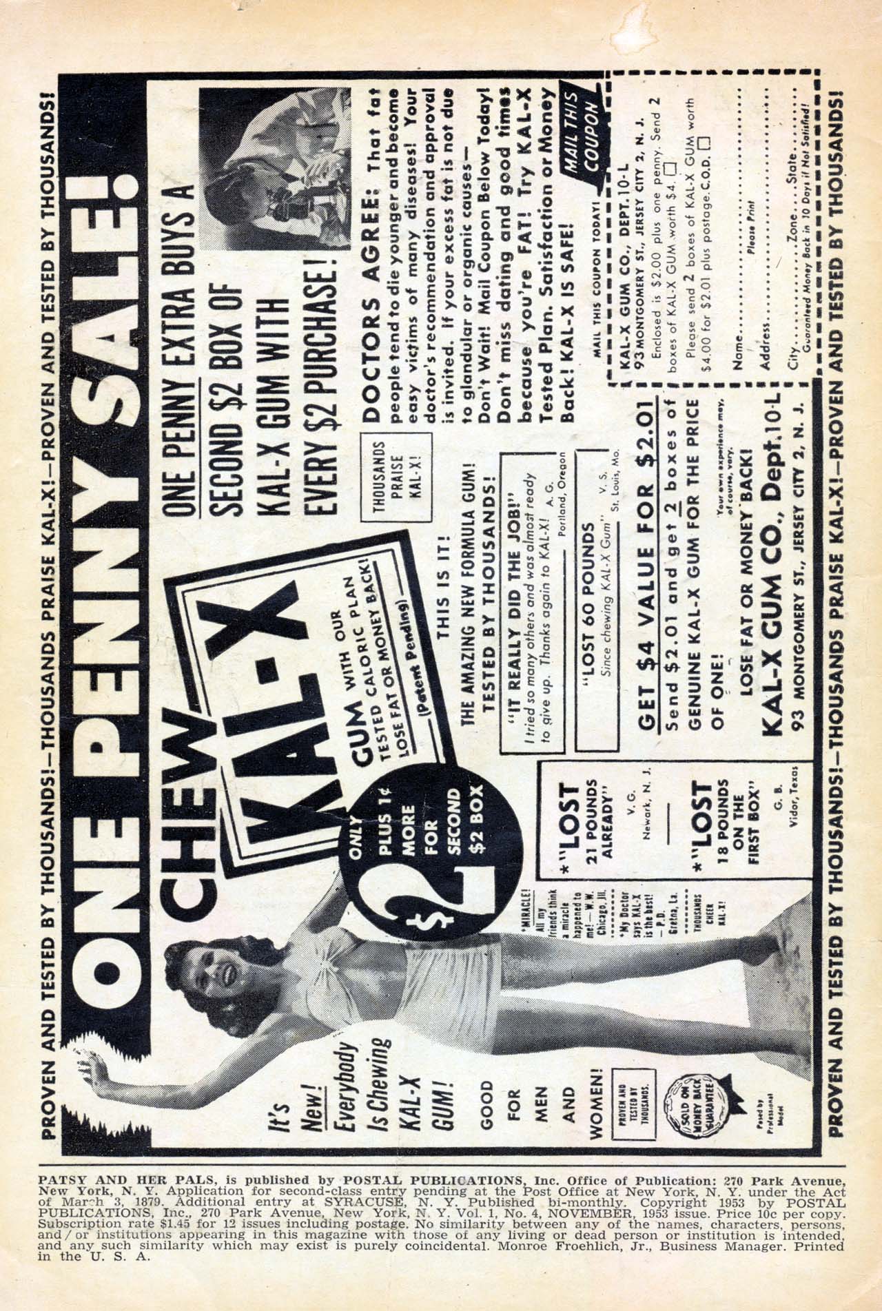 Read online Patsy and her Pals comic -  Issue #4 - 2