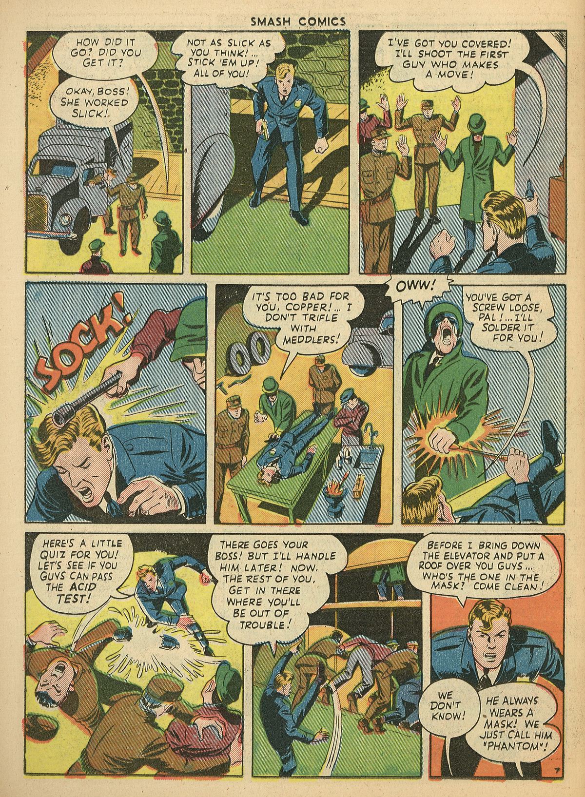 Read online Smash Comics comic -  Issue #49 - 50