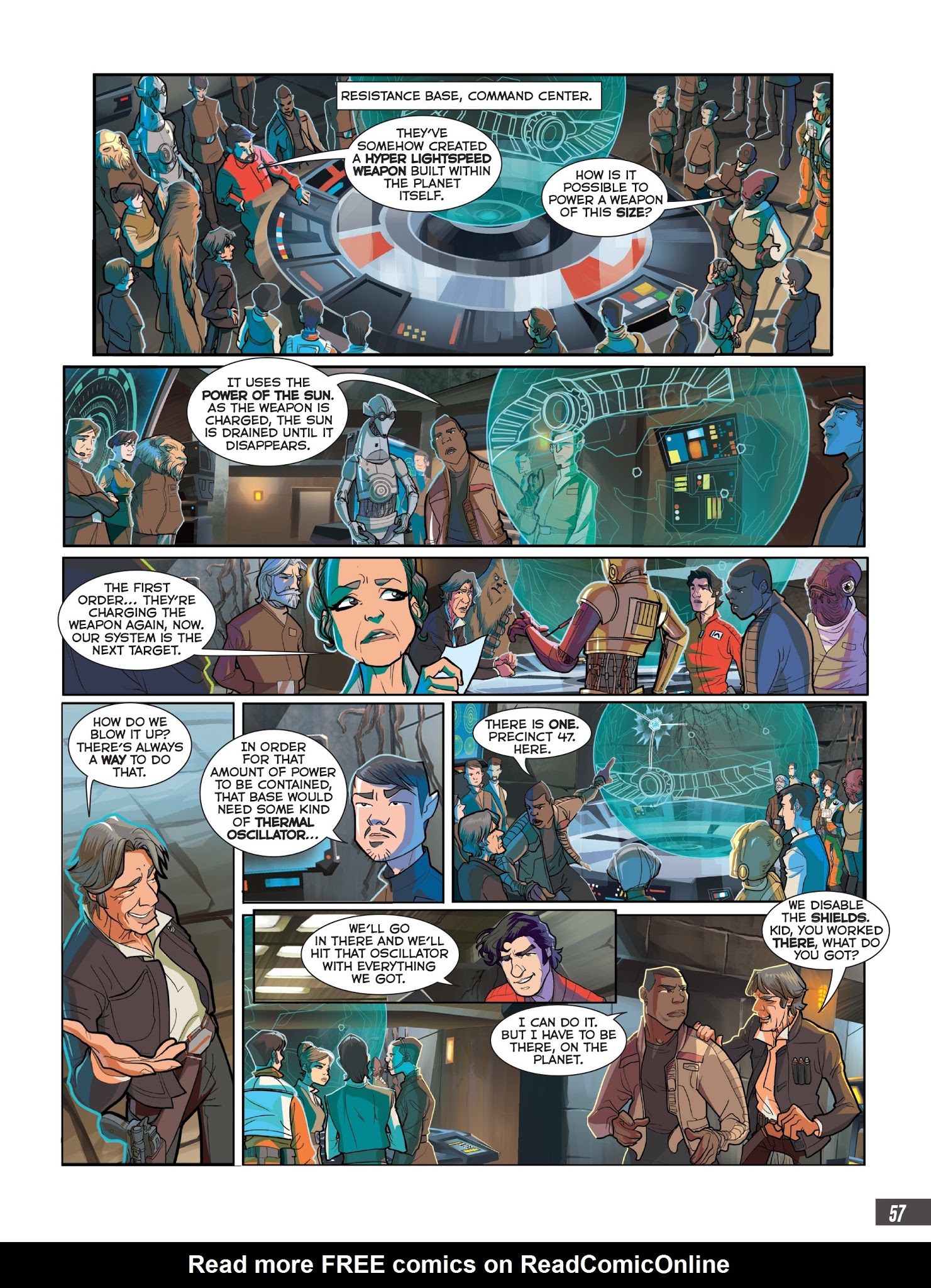 Read online Star Wars: The Force Awakens Graphic Novel Adaptation comic -  Issue # Full - 56