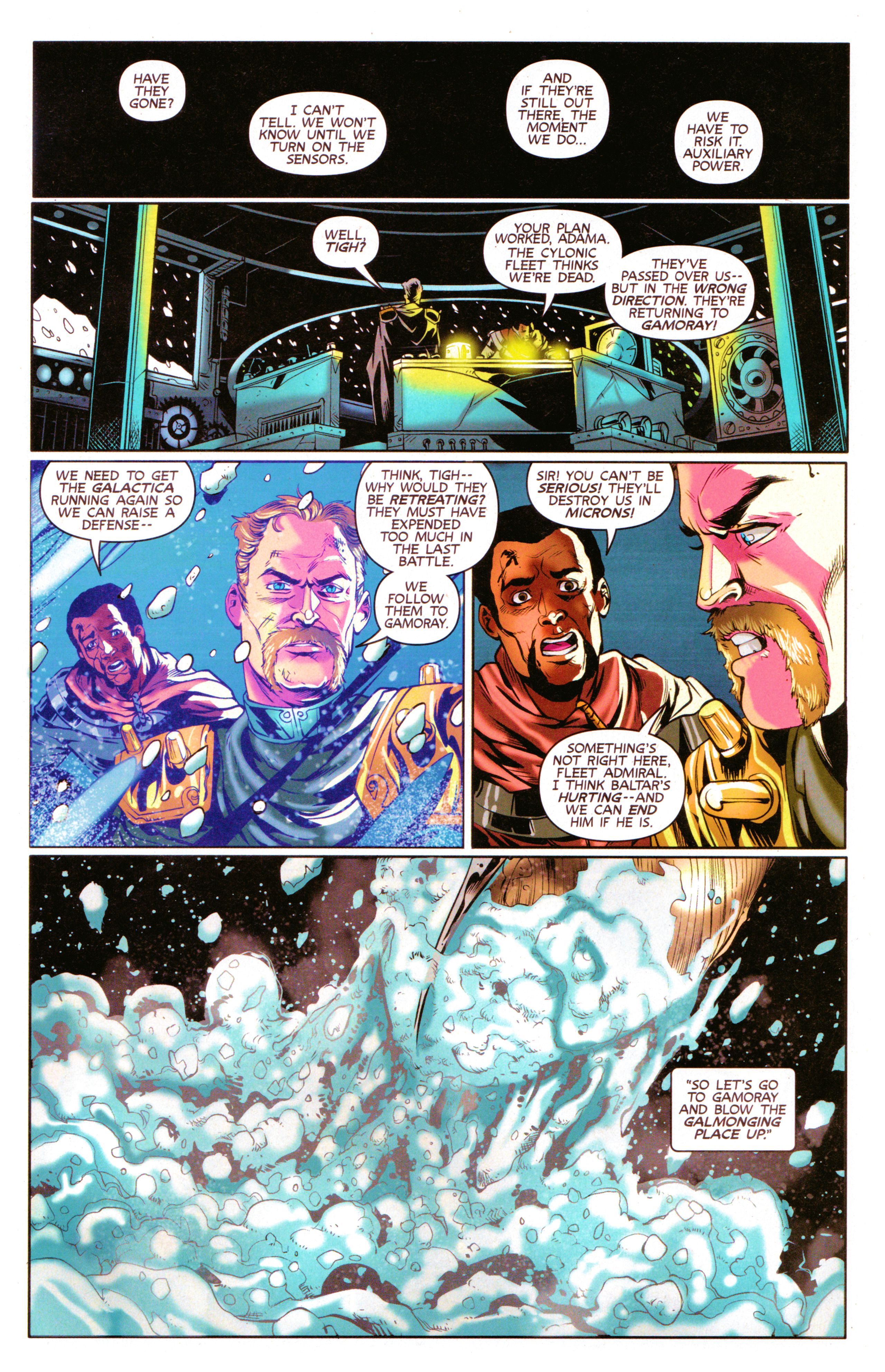 Read online Steampunk Battlestar Galactica 1880 comic -  Issue #3 - 21