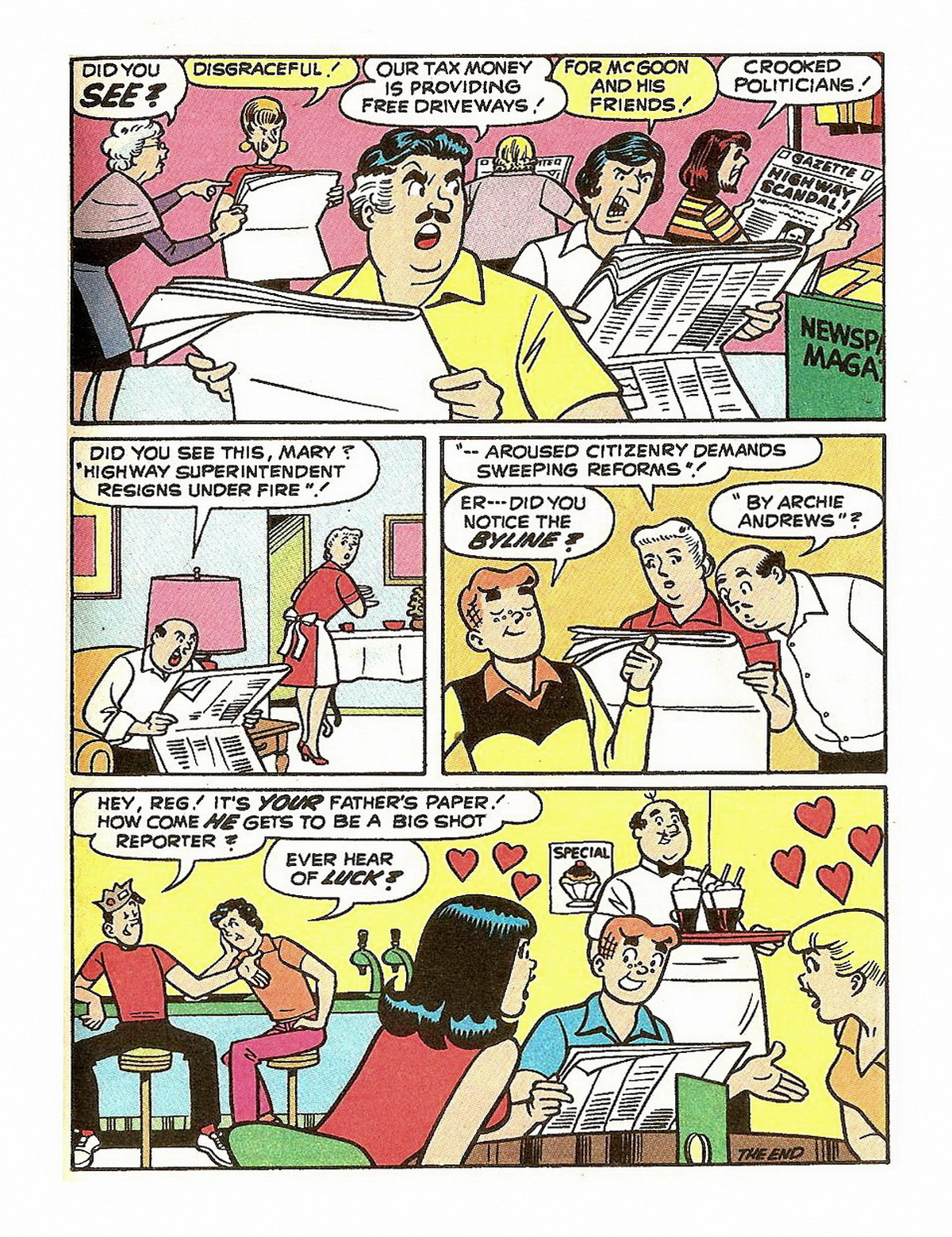 Read online Archie's Double Digest Magazine comic -  Issue #102 - 184