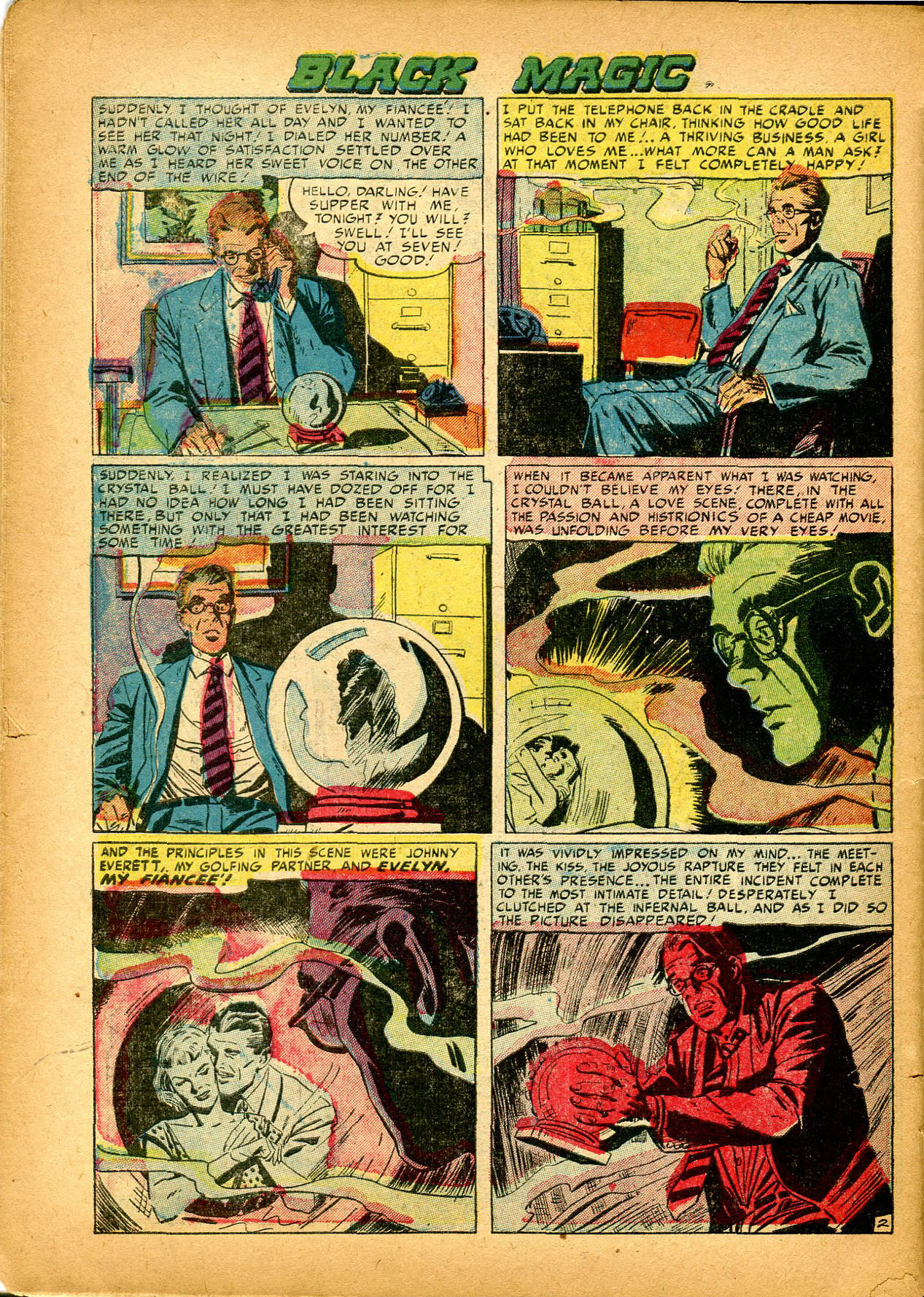 Read online Black Magic (1950) comic -  Issue #8 - 34