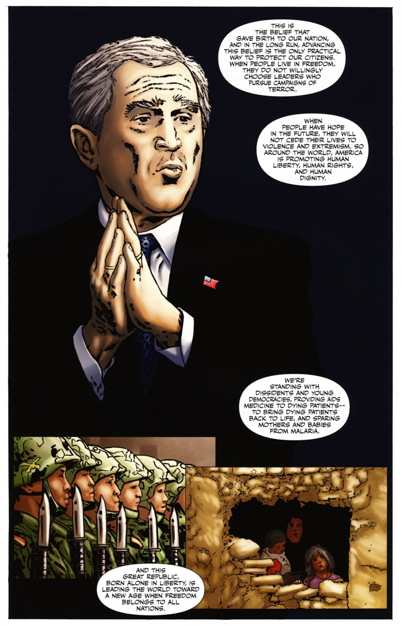 Read online Political Power: George W. Bush comic -  Issue # Full - 17