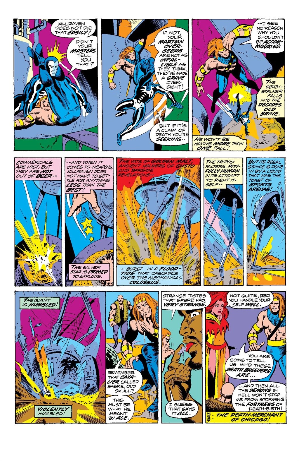 Read online Killraven Epic Collection: Warrior of the Worlds comic -  Issue # TPB (Part 2) - 82