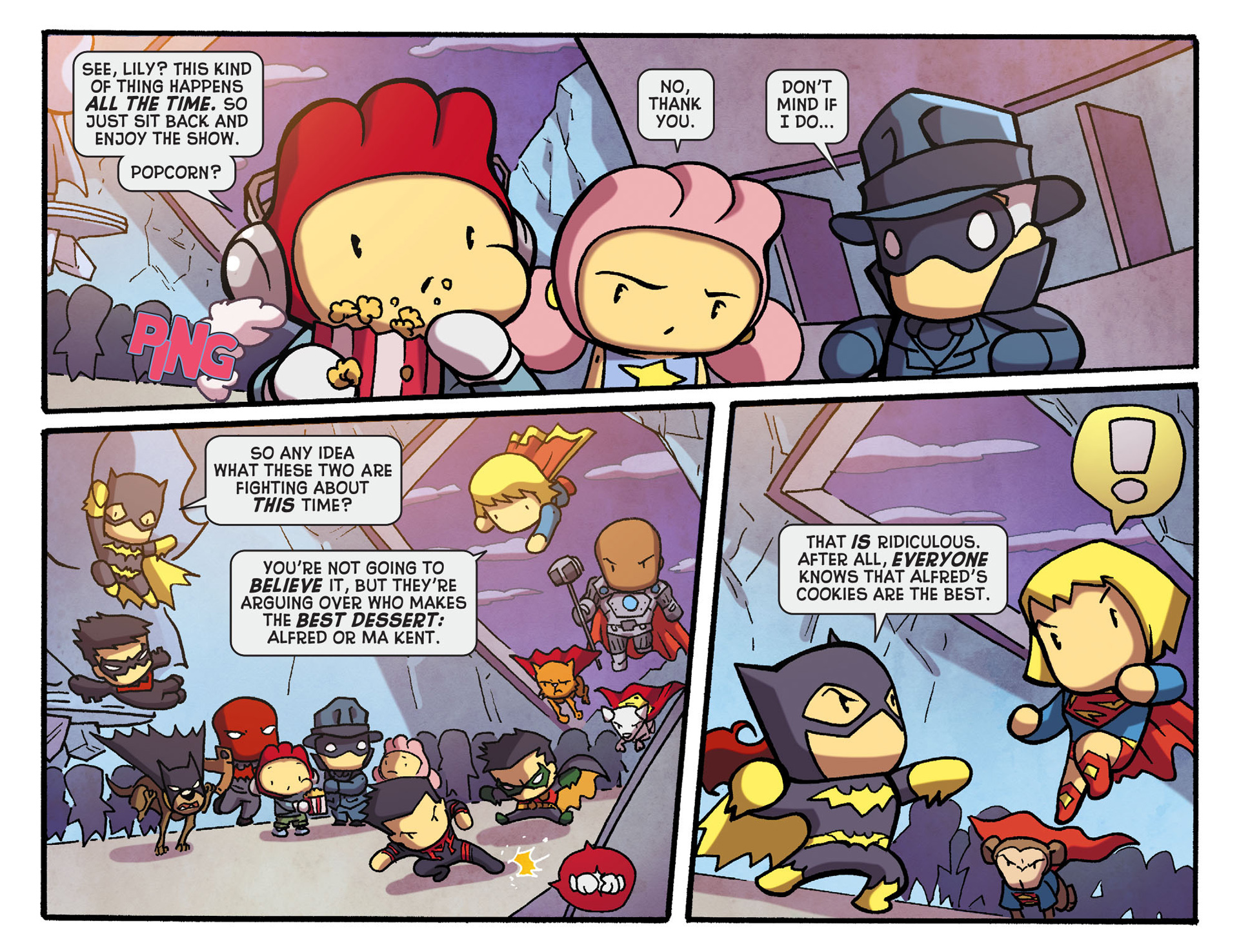Read online Scribblenauts Unmasked: A Crisis of Imagination comic -  Issue #12 - 13